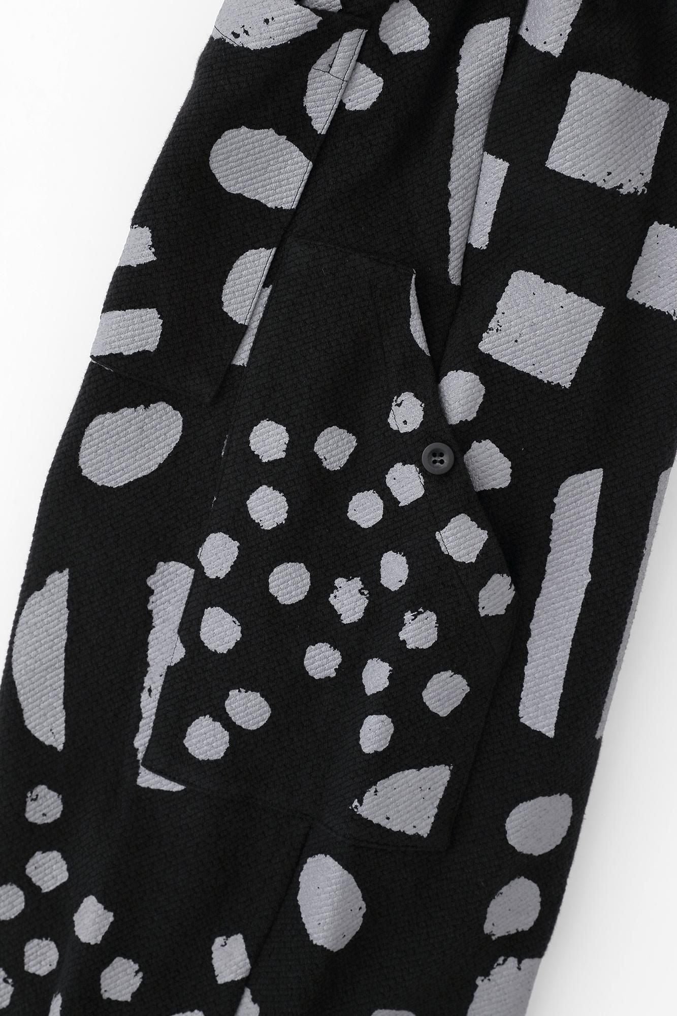 立體壓紋緹花 BIKE 修腿馬術褲／明麗 陽 黑色