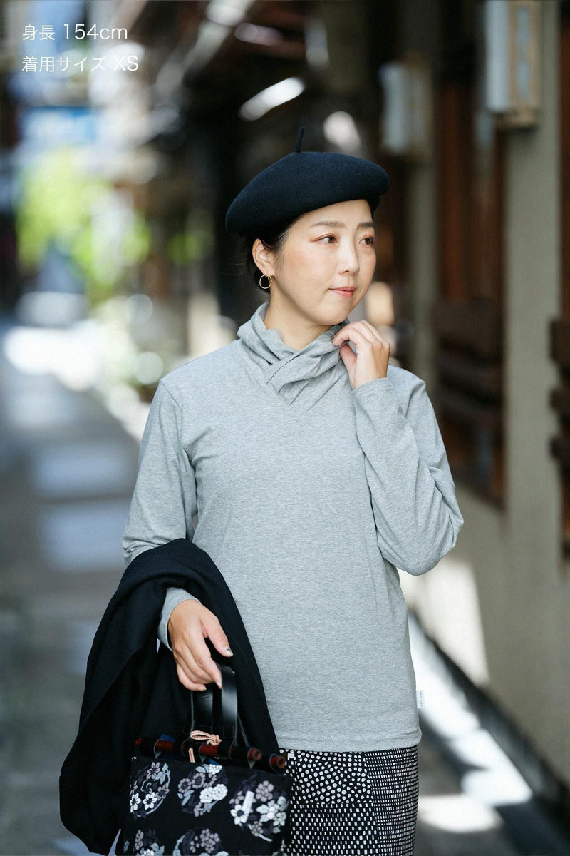 Turtle Neck Shirt Plain Color