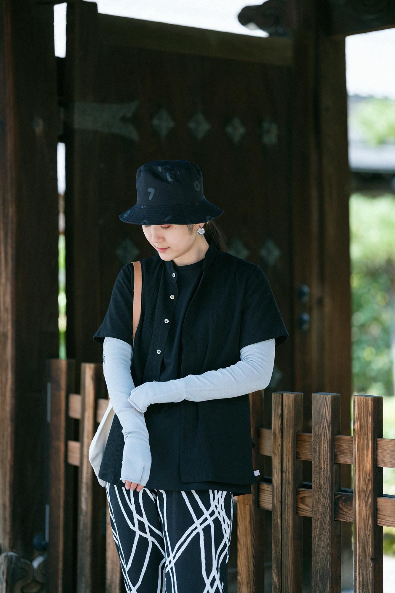 UV컷 쿨 드라이 롱 장갑/라이트 그레이