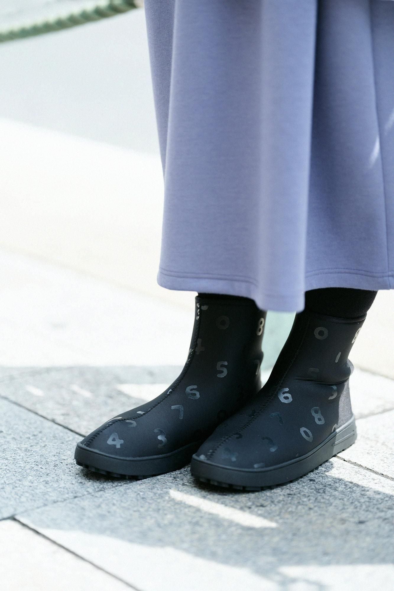 Bottes Y. Néoprène/SO-SU-U Noir x Noir
