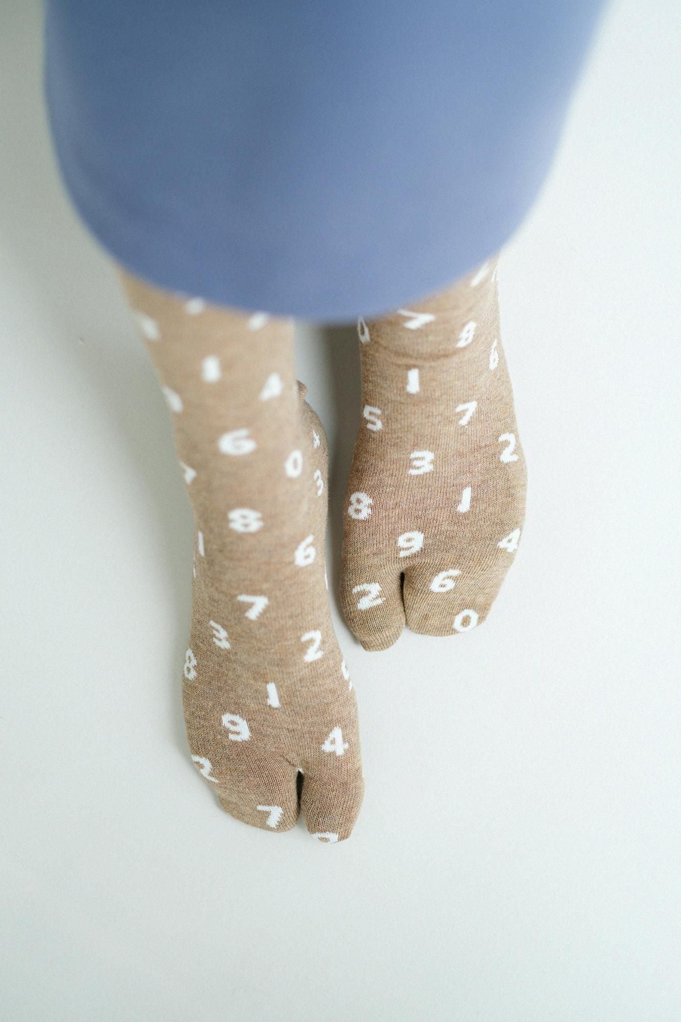 【net限定40%OFF】エコな足袋下（普通丈）／SO-SU-U 杢枯茶（もくかれちゃ）【女性用】