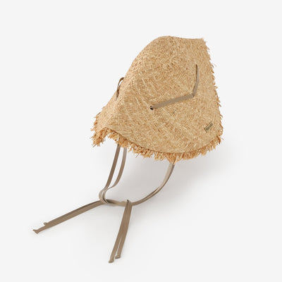 尾張折編笠（おわりおりあみがさ）／素色（しろいろ）