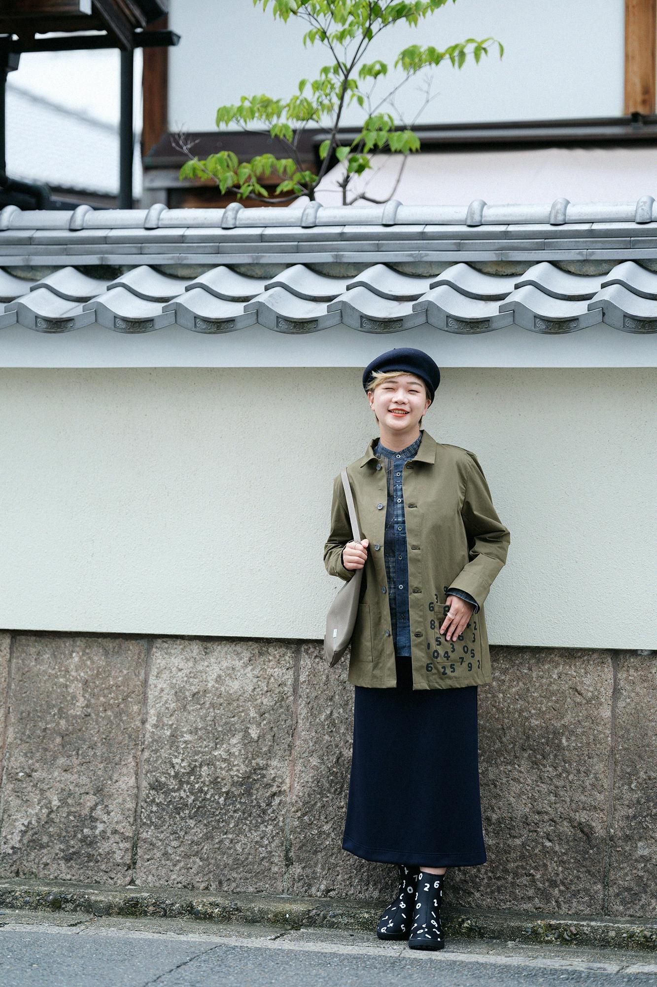 타카시마치지미 20/20 스탠드칼라 셔츠/보로 IJ