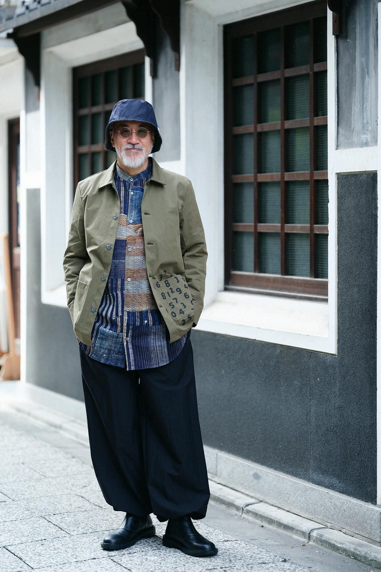 高岛吉吉 20/20 立领衬衫/BORO II IJ