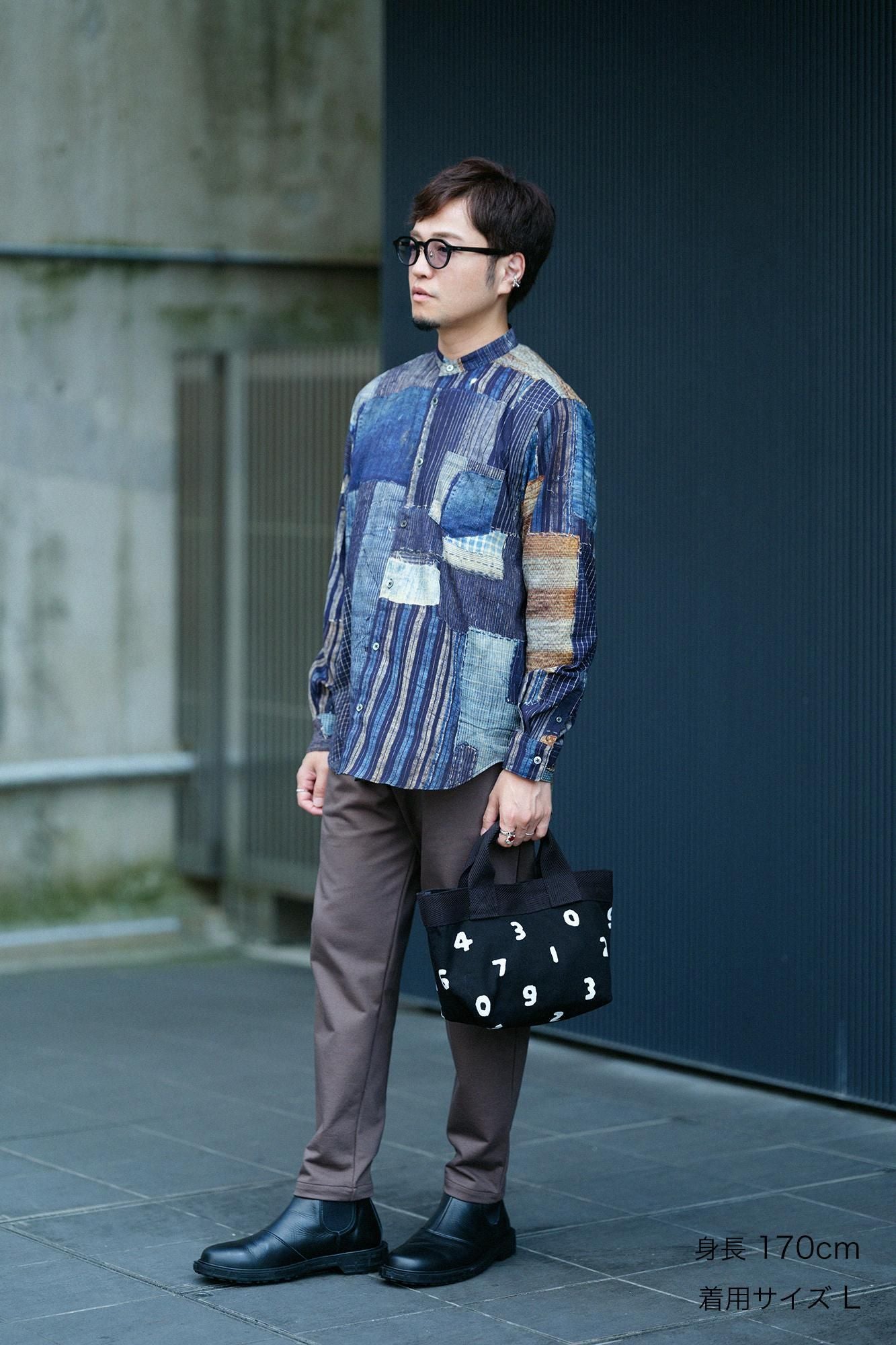 高岛吉吉 20/20 立领衬衫/BORO II IJ