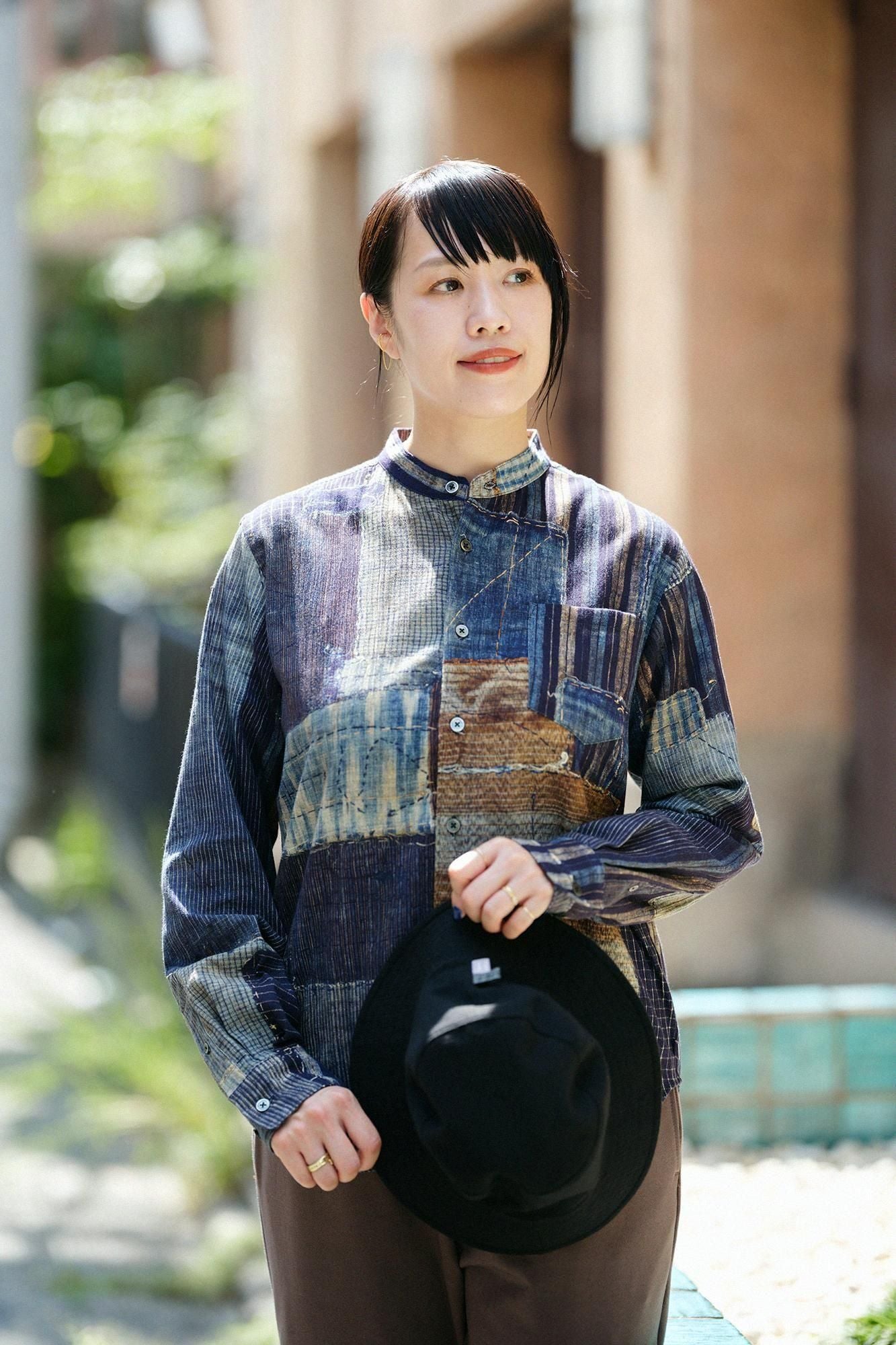 高岛吉吉 20/20 立领衬衫/BORO II IJ