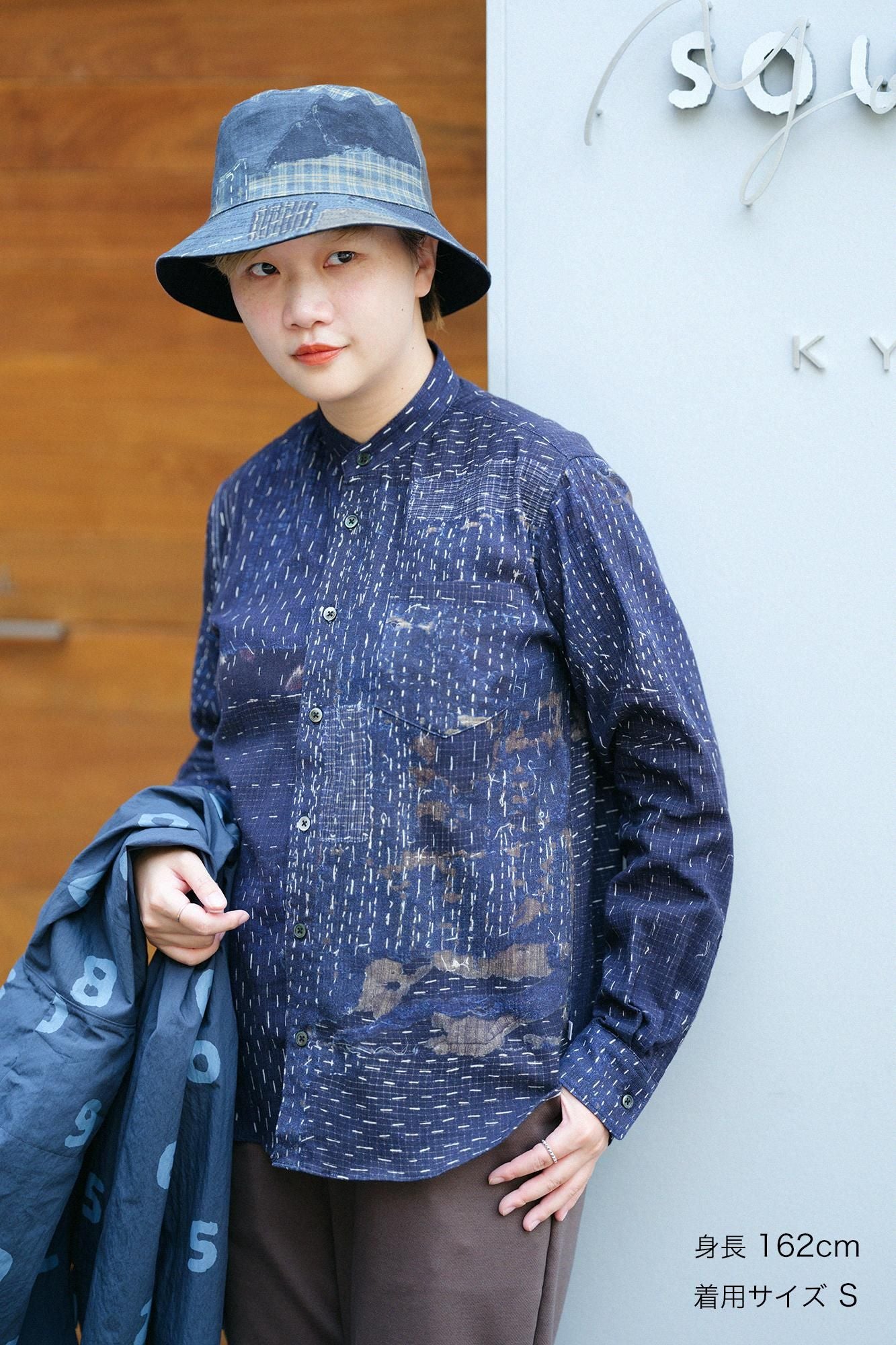 c*e様 未使用品【SOU・SOU】高島縮 20/20 シャツ BORO IJ Z3vvDAXbT1BpPft9FzpTUh2IlYxkcJ