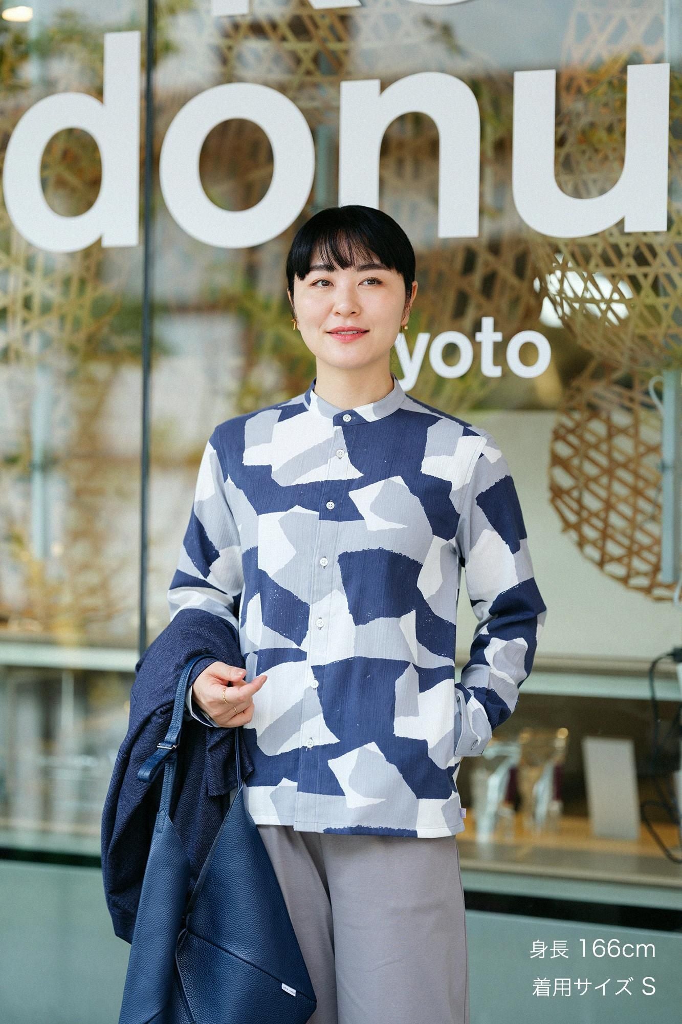 高島縮 20/20 スタンドカラーシャツSP 2.0／たまたま