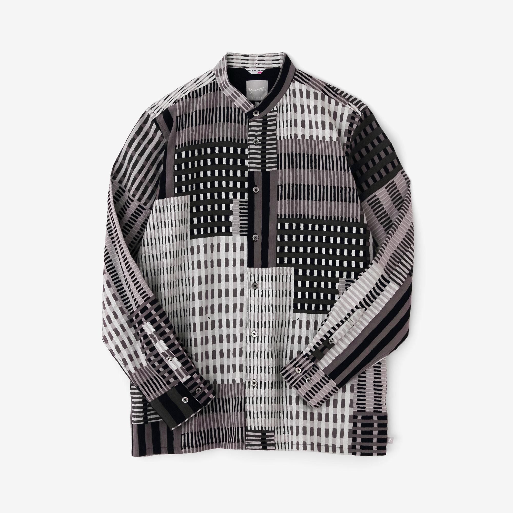 Chizimi Cotton 20/20 Stand CollarShirt SP 2.0/Skyscraper(Matenrou)