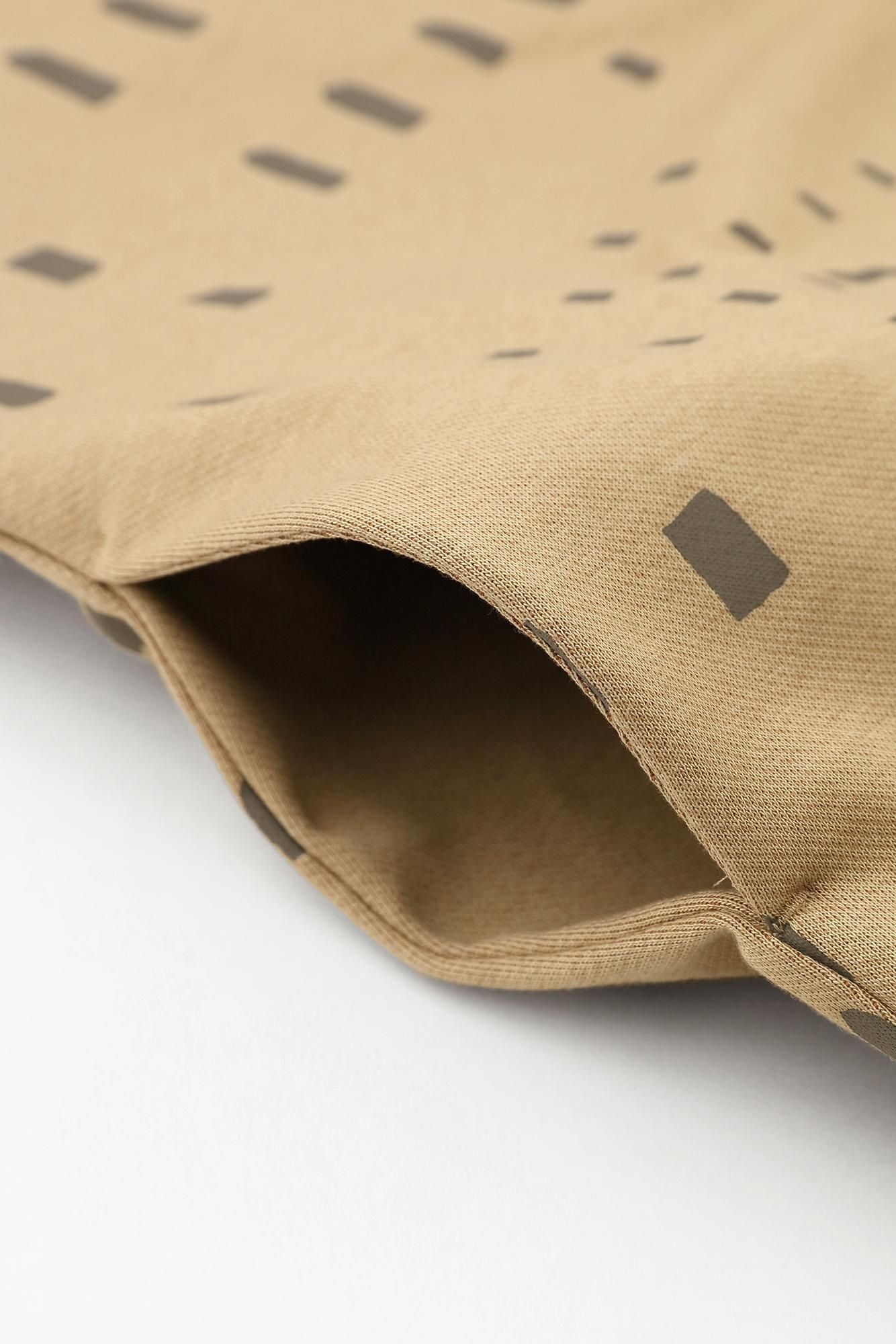 인레이 저지 스탠드칼라라이트 코트／창문 금발의