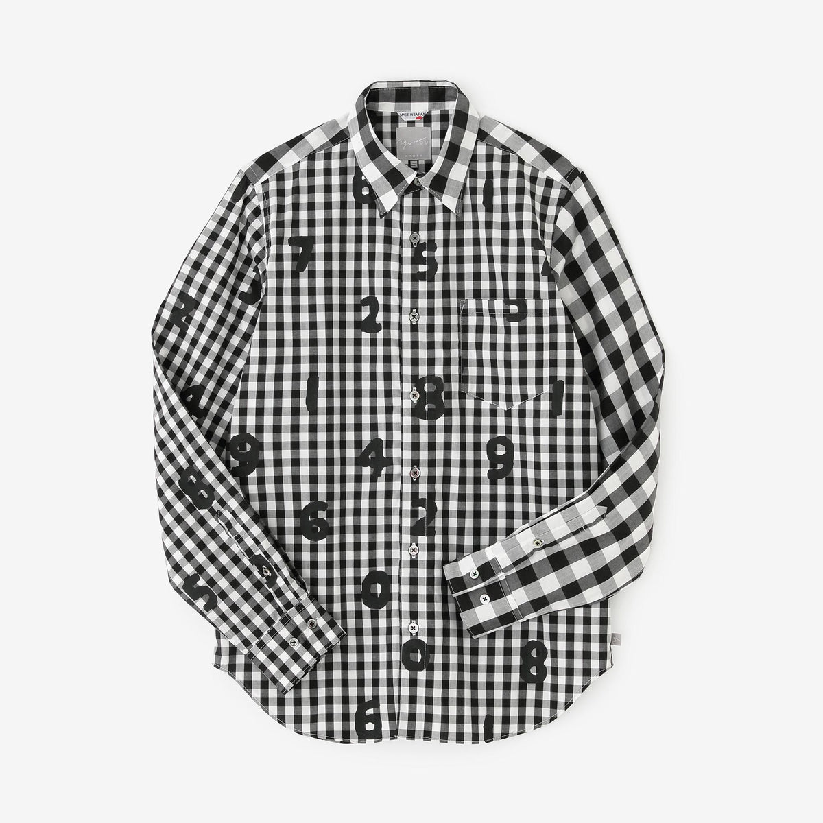 ギンガムチェックシャツ／SO-SU-U×ブラック