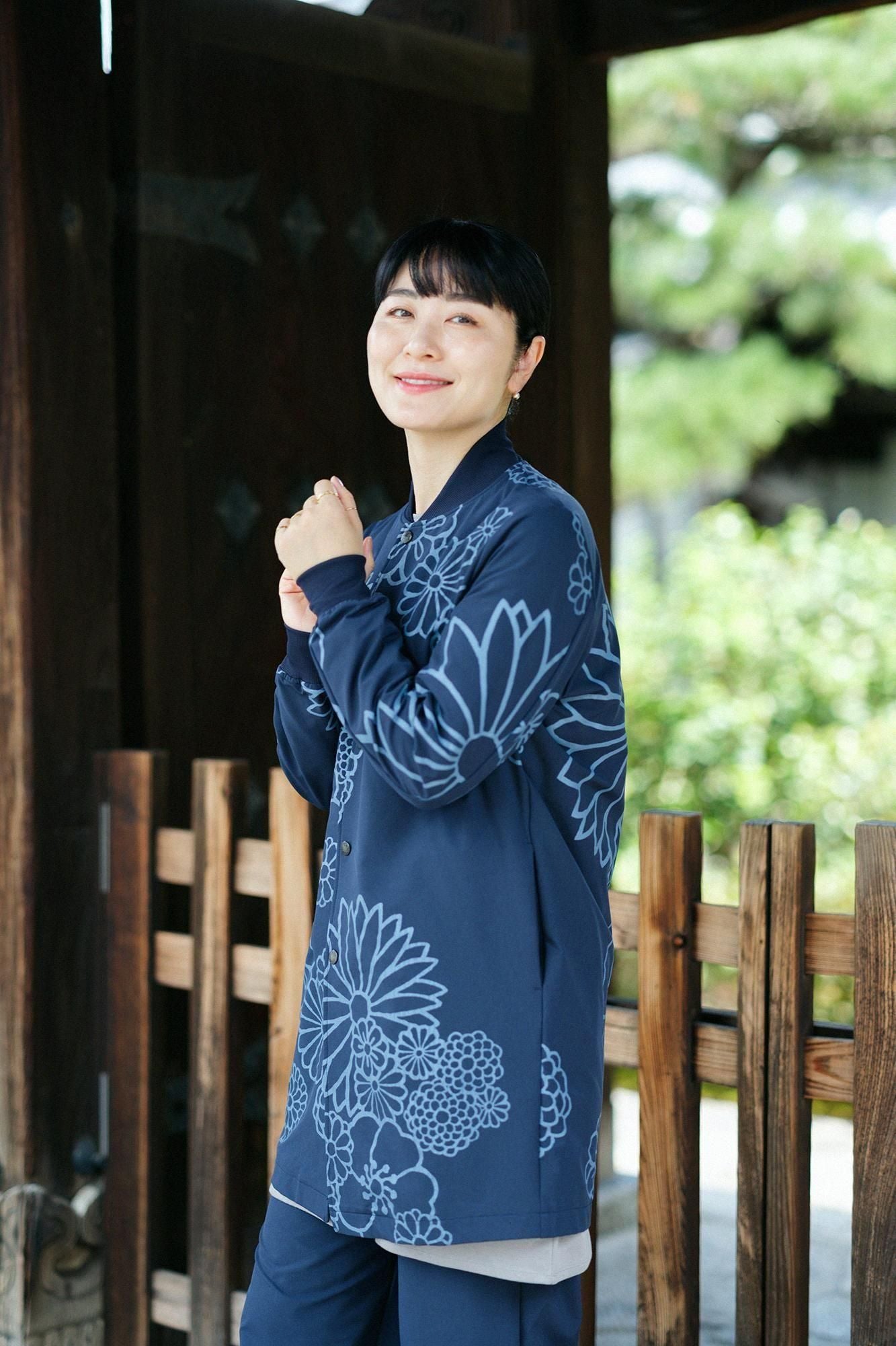 弹力桃皮绒夹克/Kinrandonsu Tomekon