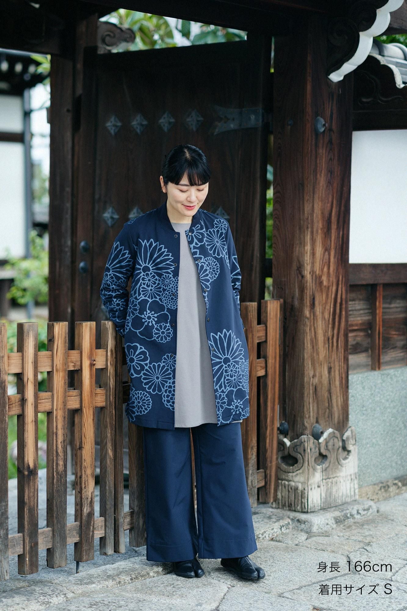 弹力桃皮绒阔腿裤/tomekon