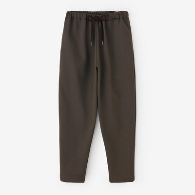 인레이 저지 이지 테이퍼드 팬츠／브라운