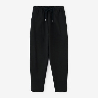 인레이 저지 이지 테이퍼드 팬츠/블랙 네이비