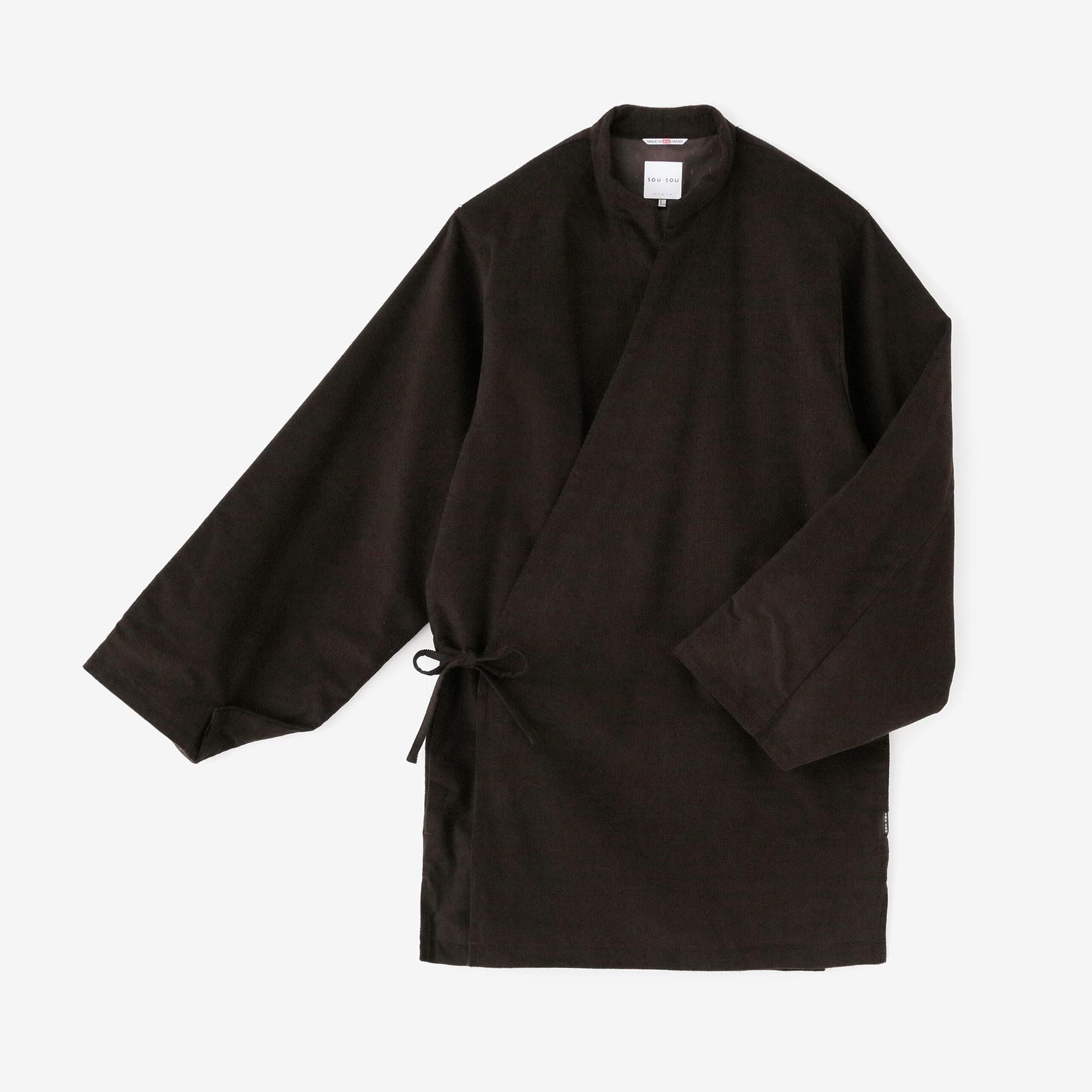 ソウソウ SOU・SOU 伊勢木綿 20/20 麻混 風靡 下 濡羽色 L ソウソウ SOU・SOU 伊勢木綿 20/20 麻混 風靡 下 濡羽色 L 伊勢