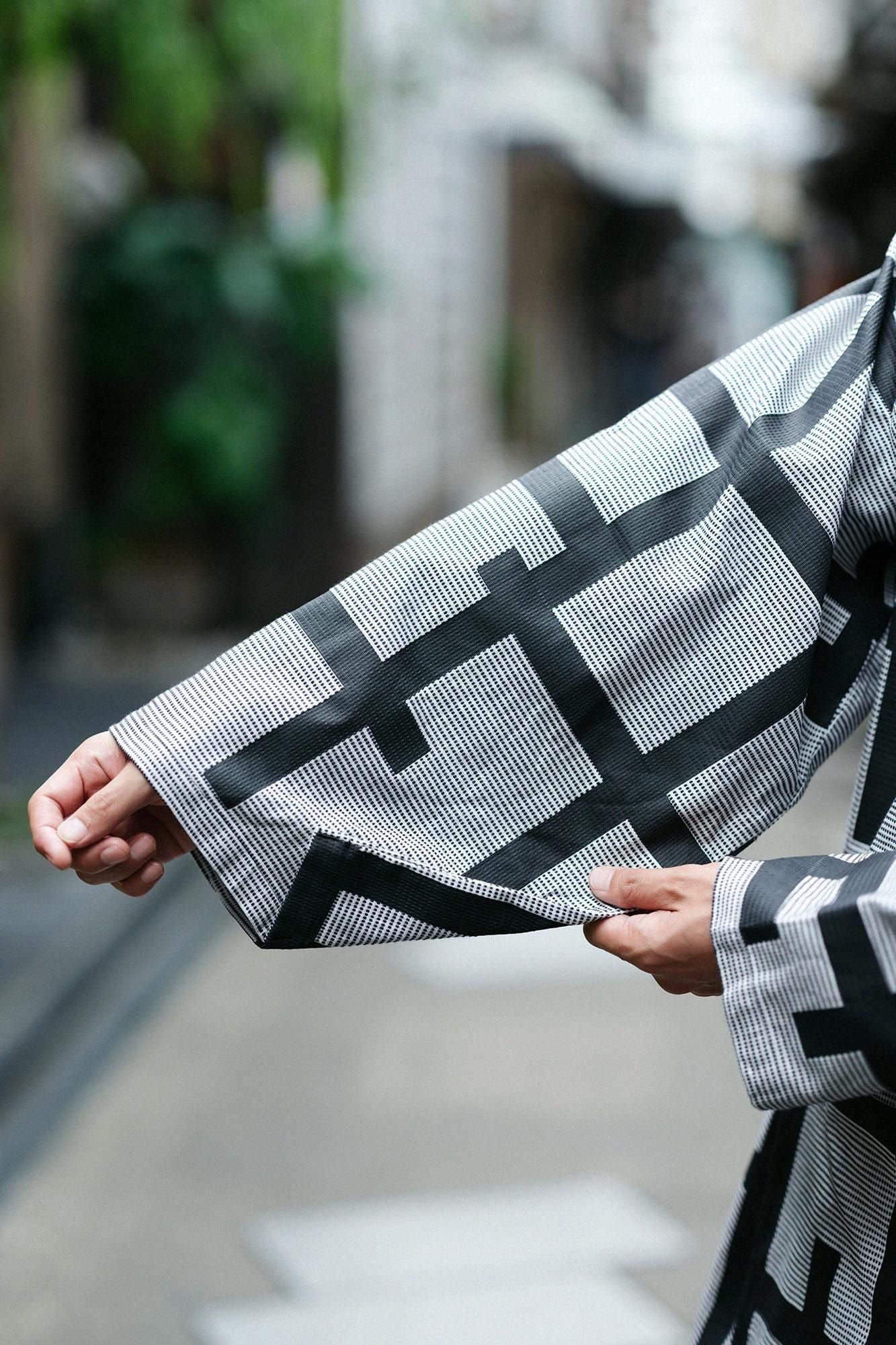 dobby stab​ ​Sweets Samue Worker Jacket(Takamisamue) /Fence