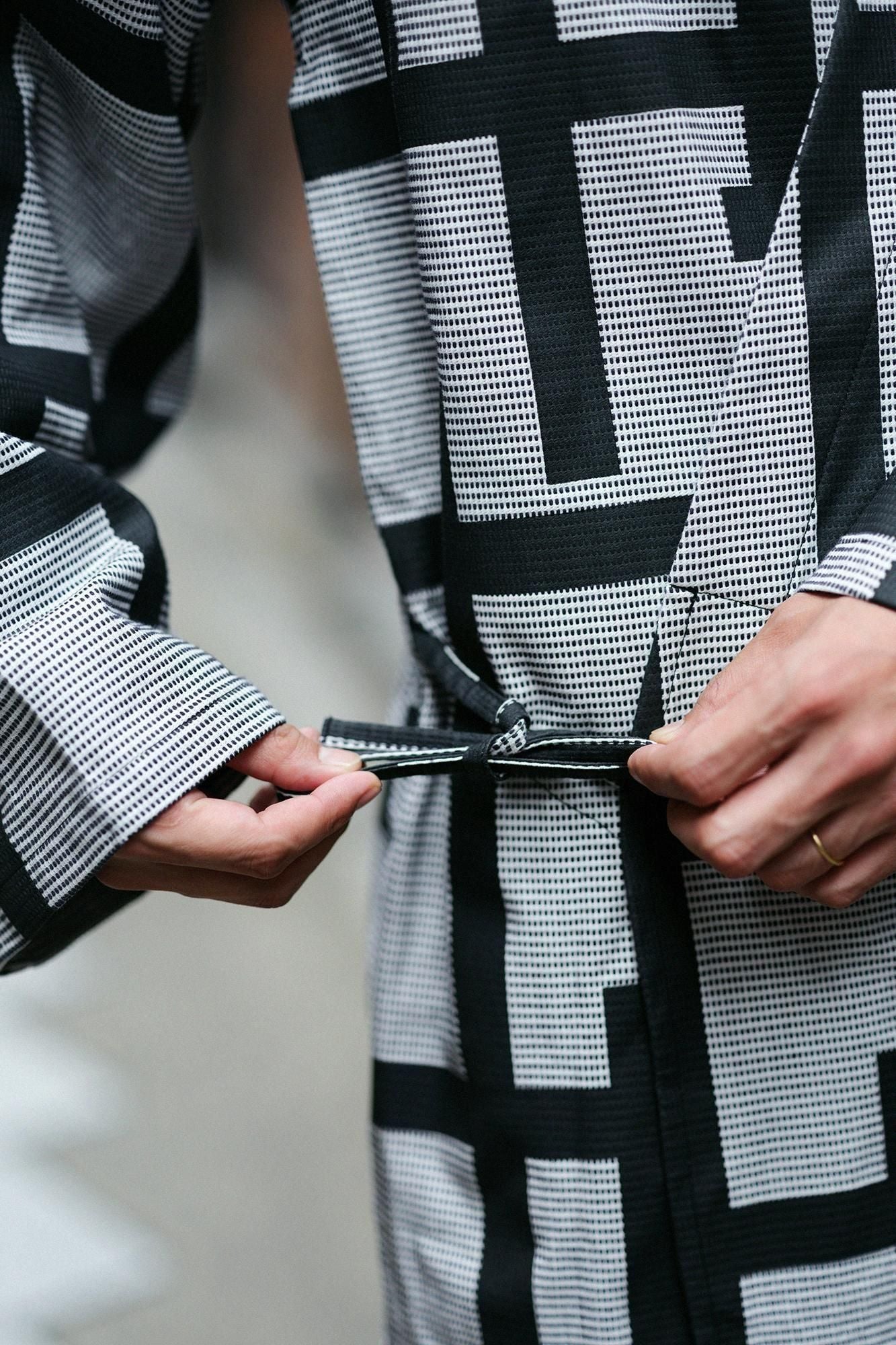 dobby stab​ ​Sweets Samue Worker Jacket(Takamisamue) /Fence