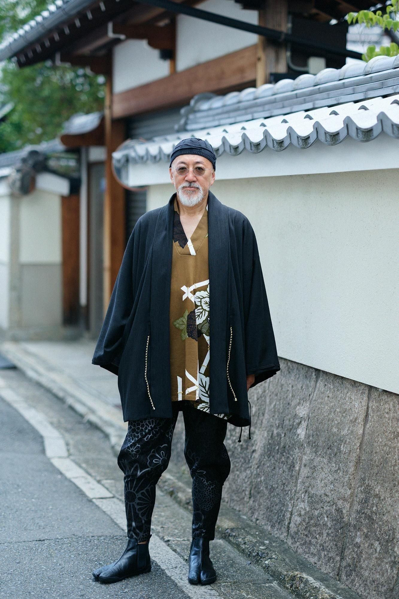 SOU-SOU 長風靡 男F 木枯らし柄 日本製 長風靡（ながふうび）