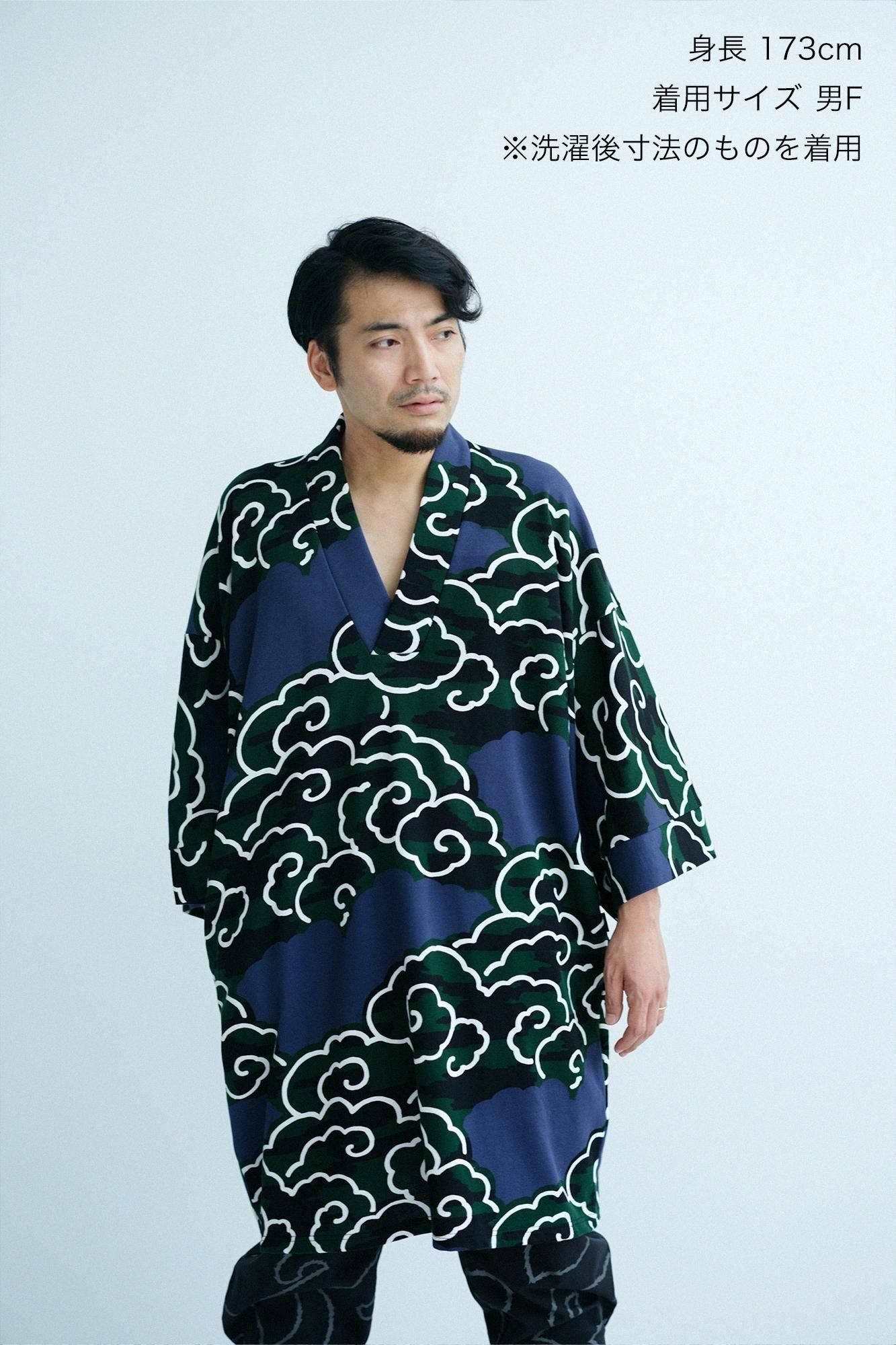 SOU-SOU 長風靡 男F 木枯らし柄 日本製 長風靡（ながふうび）
