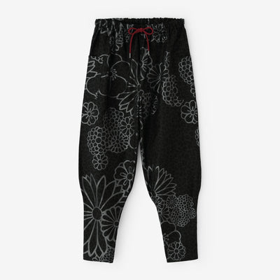 豹斑（ひょうまだら） 裁付（たっつけ）えんゆう穿き／金襴緞子（きんらんどんす）