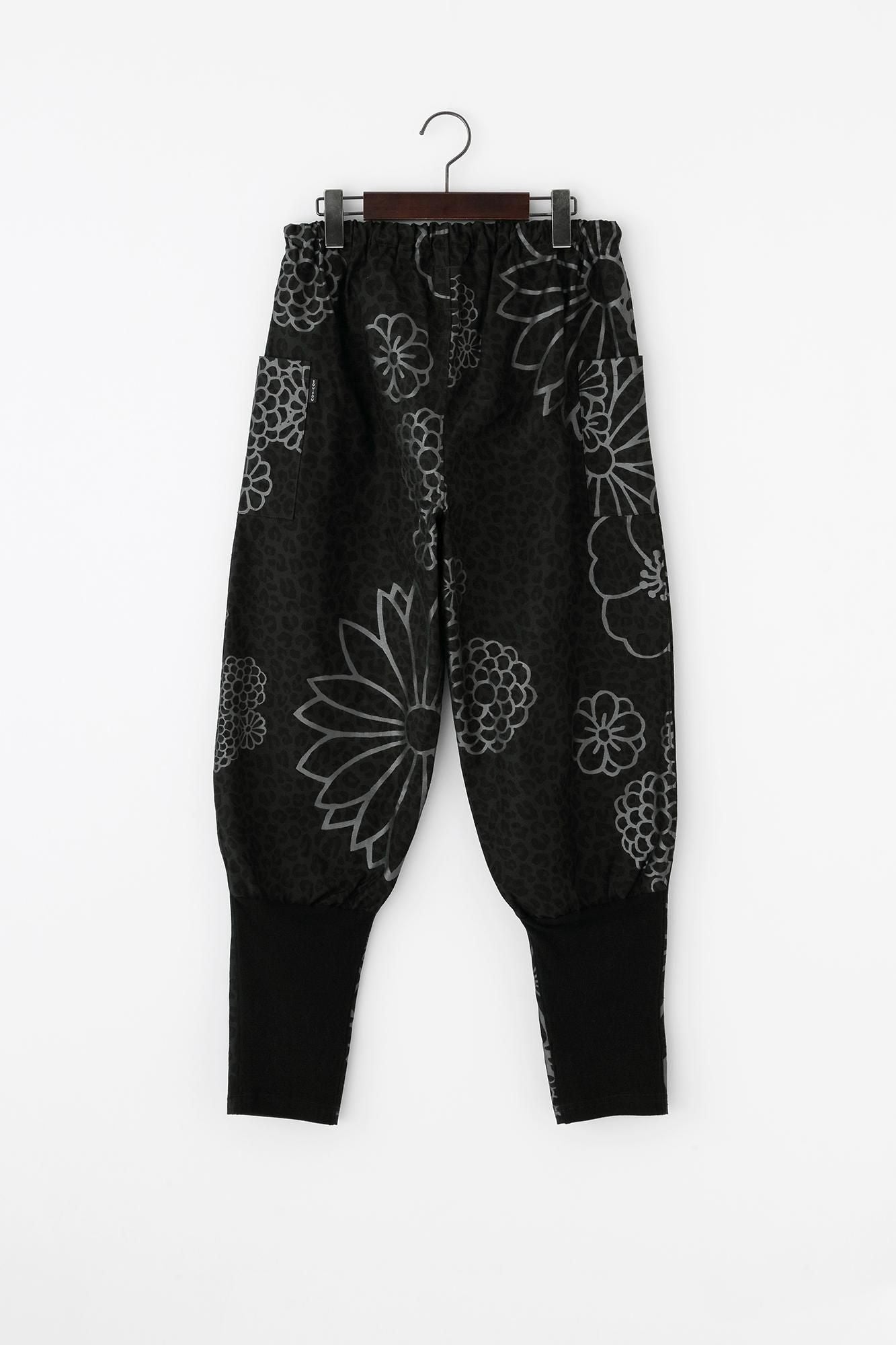 豹斑（ひょうまだら） 裁付（たっつけ）えんゆう穿き／金襴緞子（きんらんどんす）