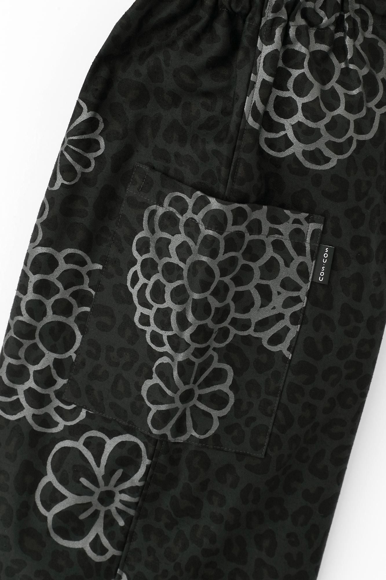 豹斑（ひょうまだら） 裁付（たっつけ）えんゆう穿き／金襴緞子（きんらんどんす）