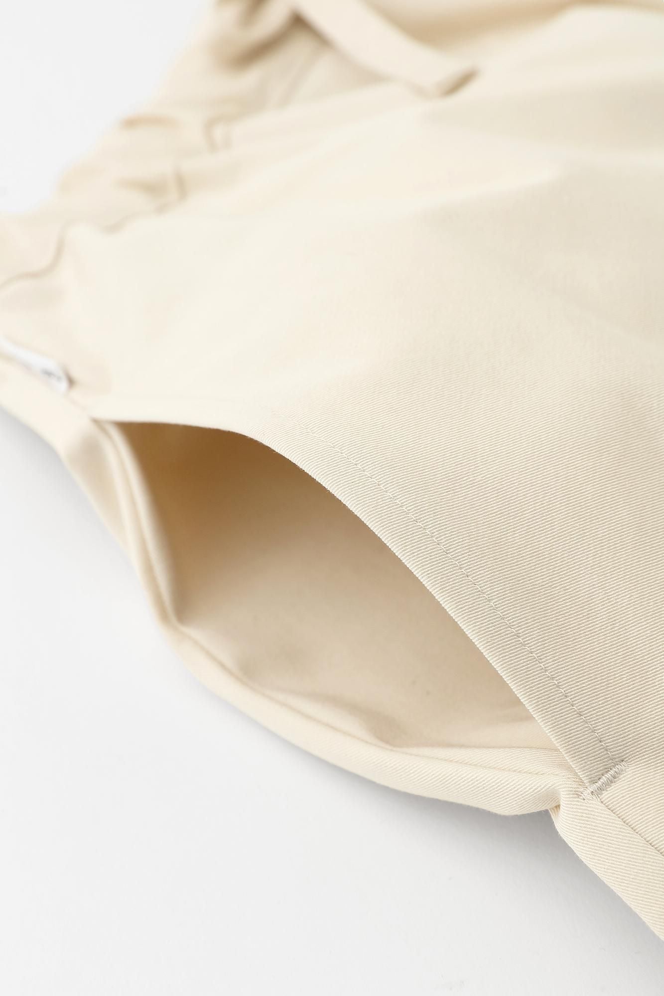 伸斜紋織富士（飛鼠褲）/鳥白色