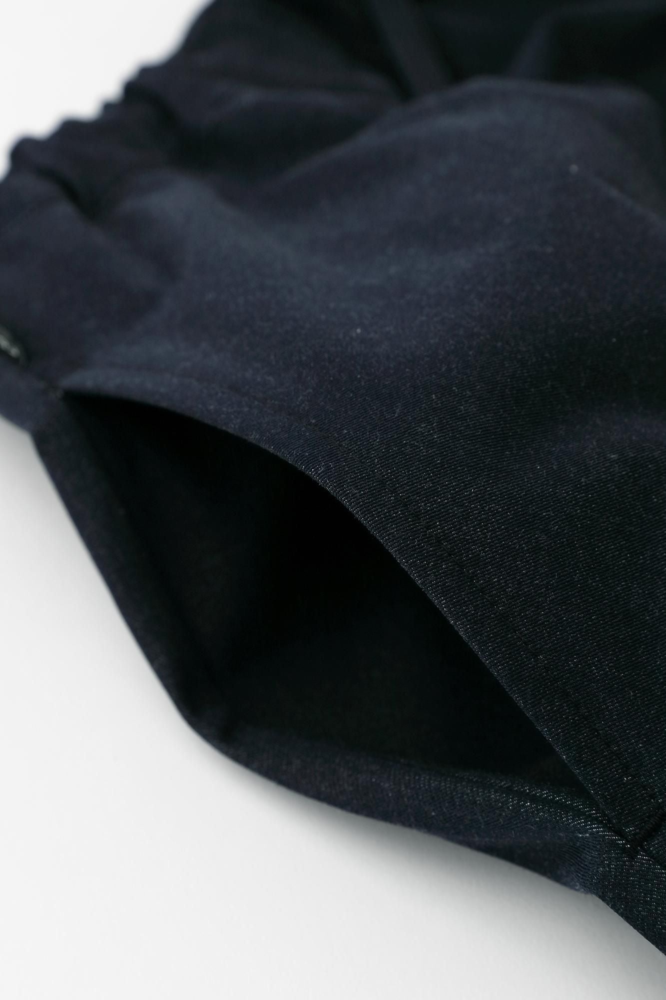 Shin Twill Weave(AyaFestivethe law of nature) Fuji Pants（Fuji Pants)／Dark blue