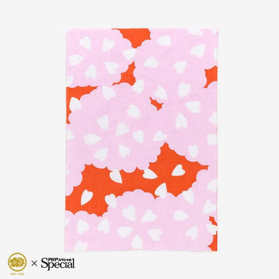 伊勢木棉圖案紋樣手巾（短版）/蘭曼