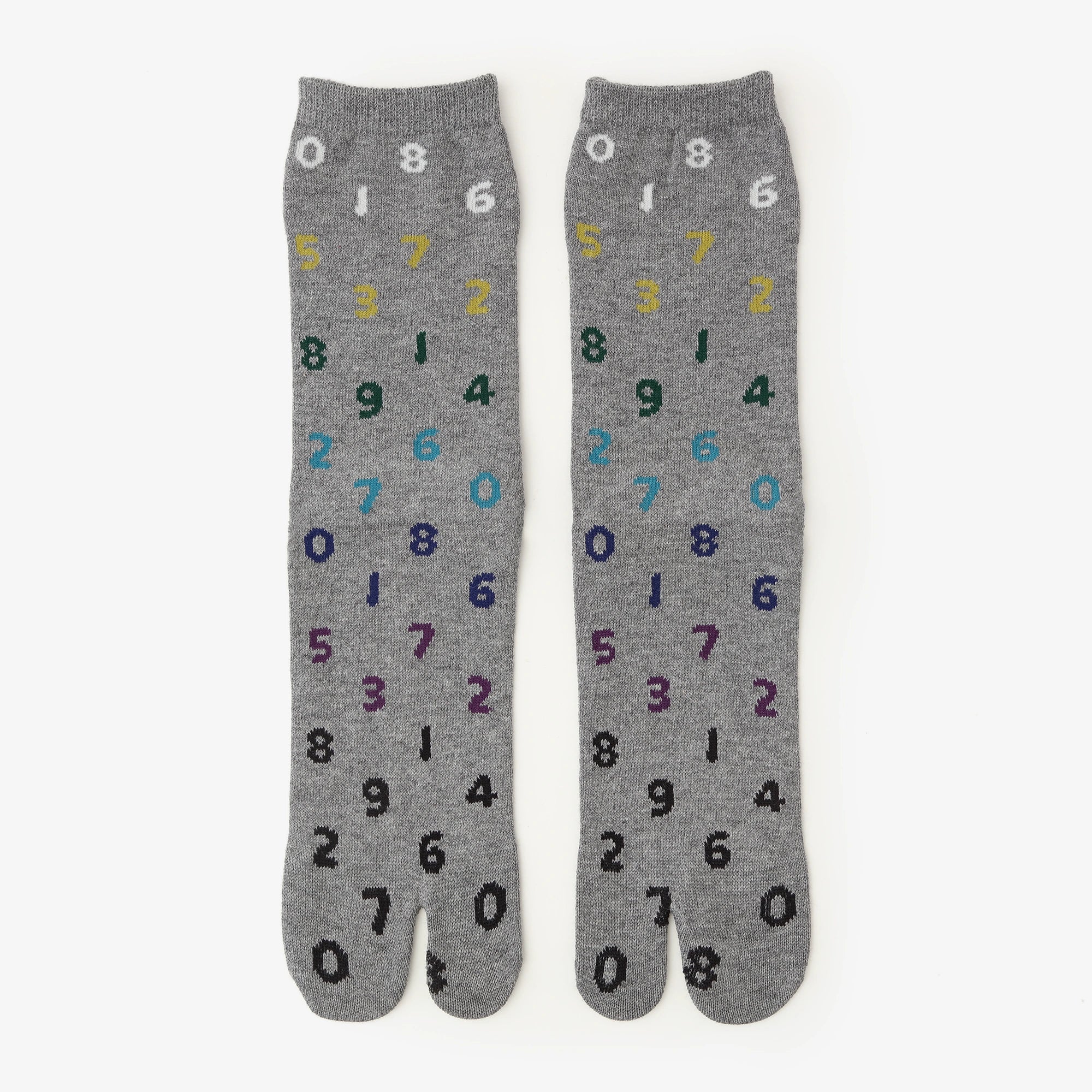 Tabi Socks (Mid-calf)／SO-SU-U Grey Gradient【Men・Women】