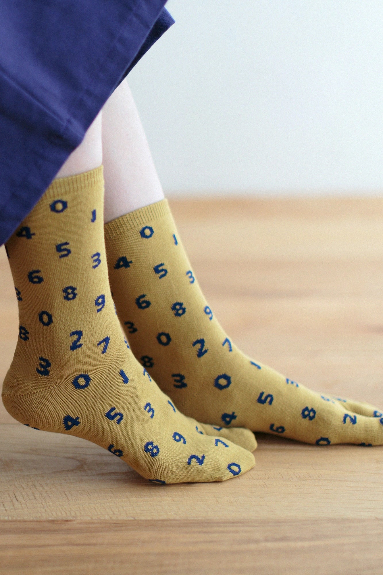 Tabi Socks (Mid-calf)／SO-SU-U Mustard【Men・Women】
