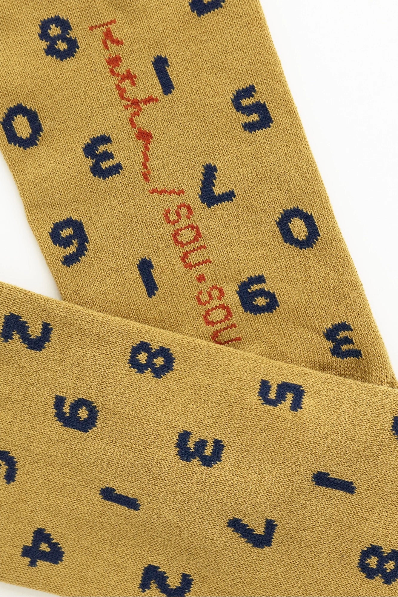 Tabi Socks (Mid-calf)／SO-SU-U Mustard【Men・Women】