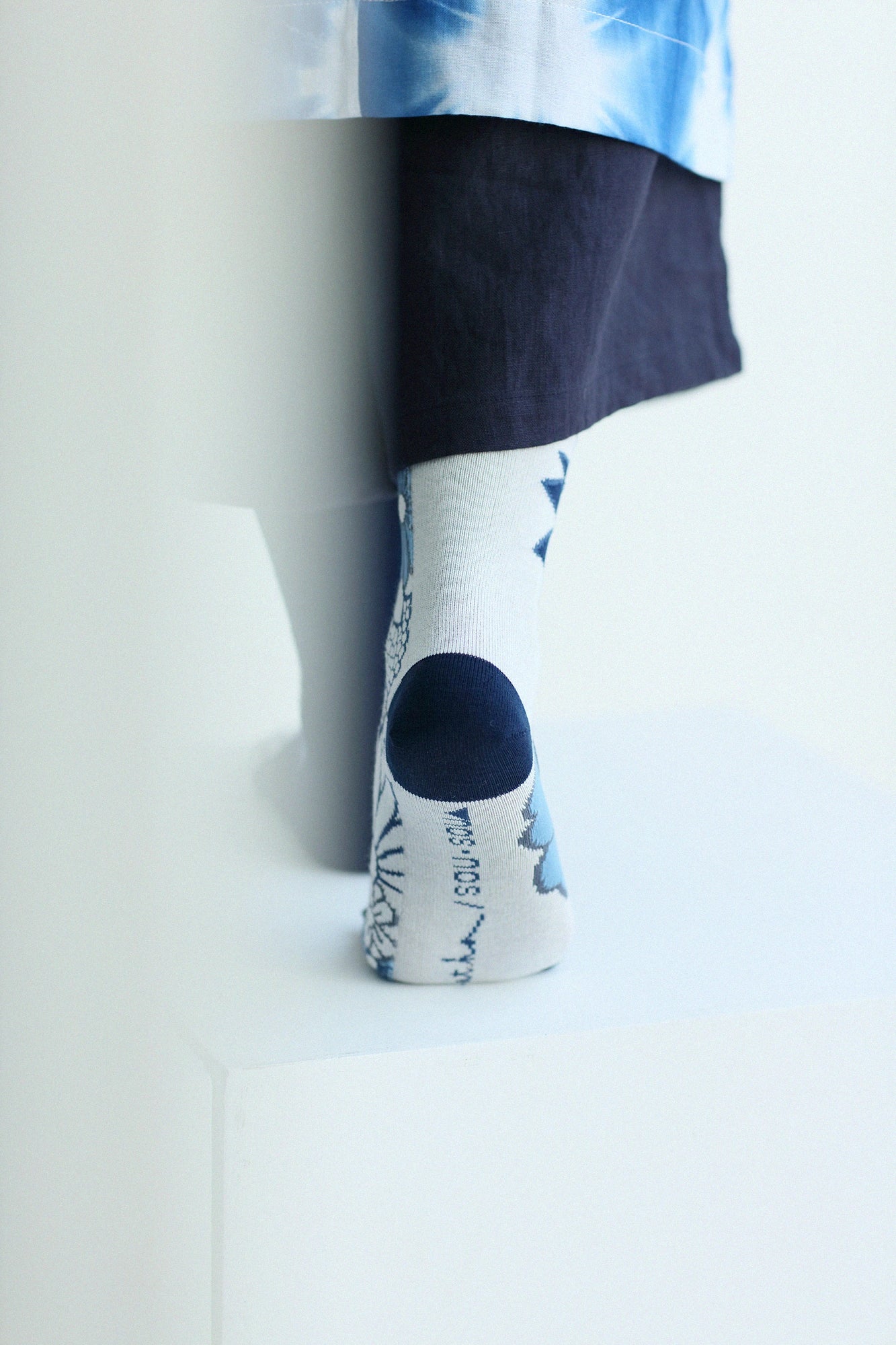 Tabi Socks (Mid-calf)／Gold Damask Ryo【Men・Women】
