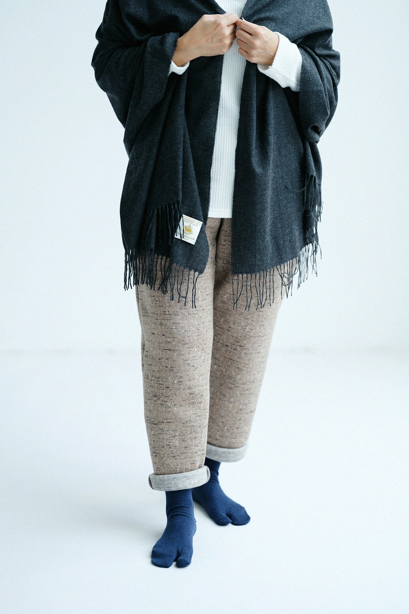 足袋下（普通丈）／留紺杢（とめこんもく）【男・女性用】