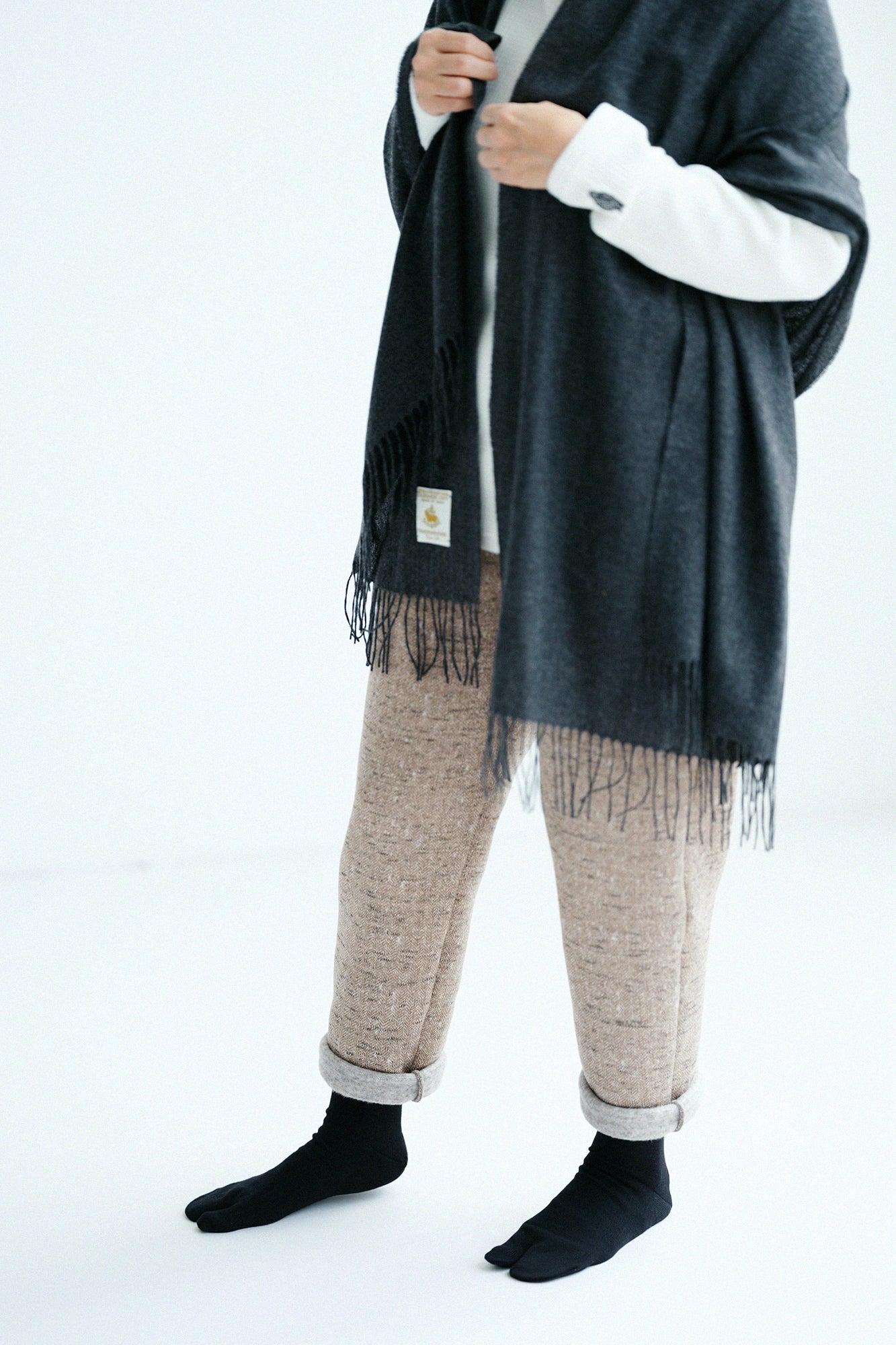 足袋下（普通丈）／濡羽色（ぬればいろ）2【男・女性用】