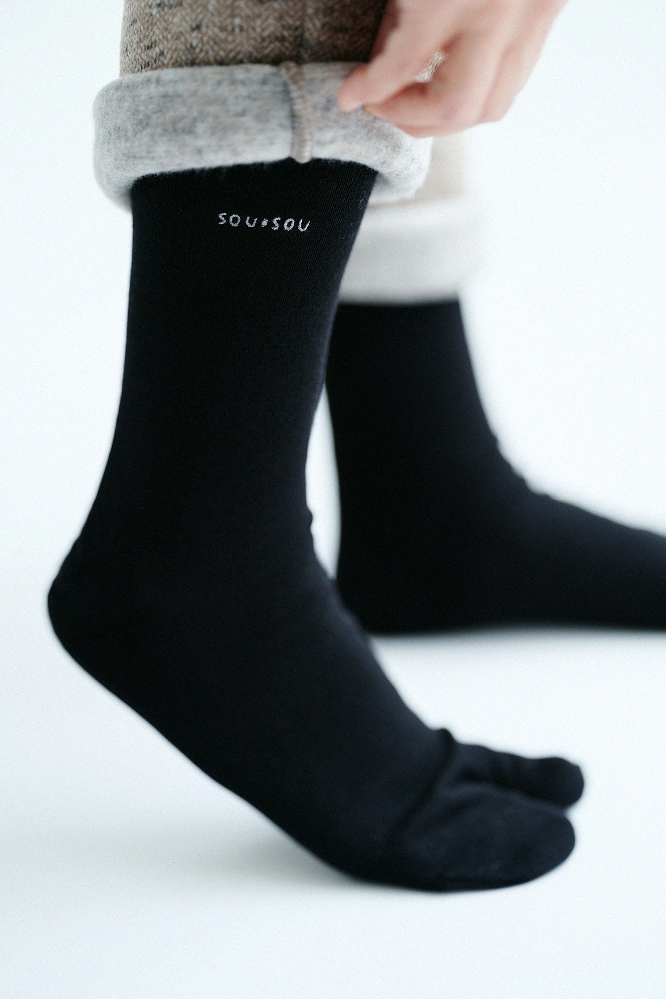 足袋下（普通丈）／濡羽色（ぬればいろ）2【男・女性用】