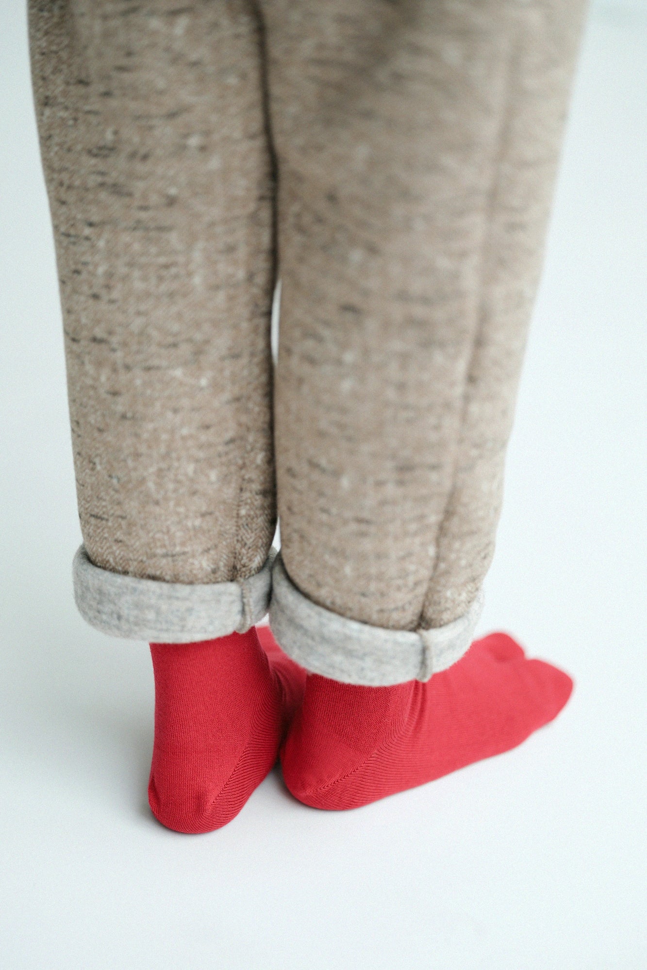 足袋下（普通丈）／臙脂色（えんじいろ）【男・女性用】