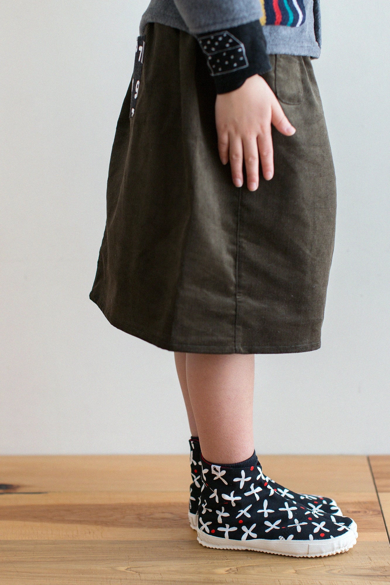 ● Split Toe Tabi Shoes for Kids / Suzushiroso Black 2