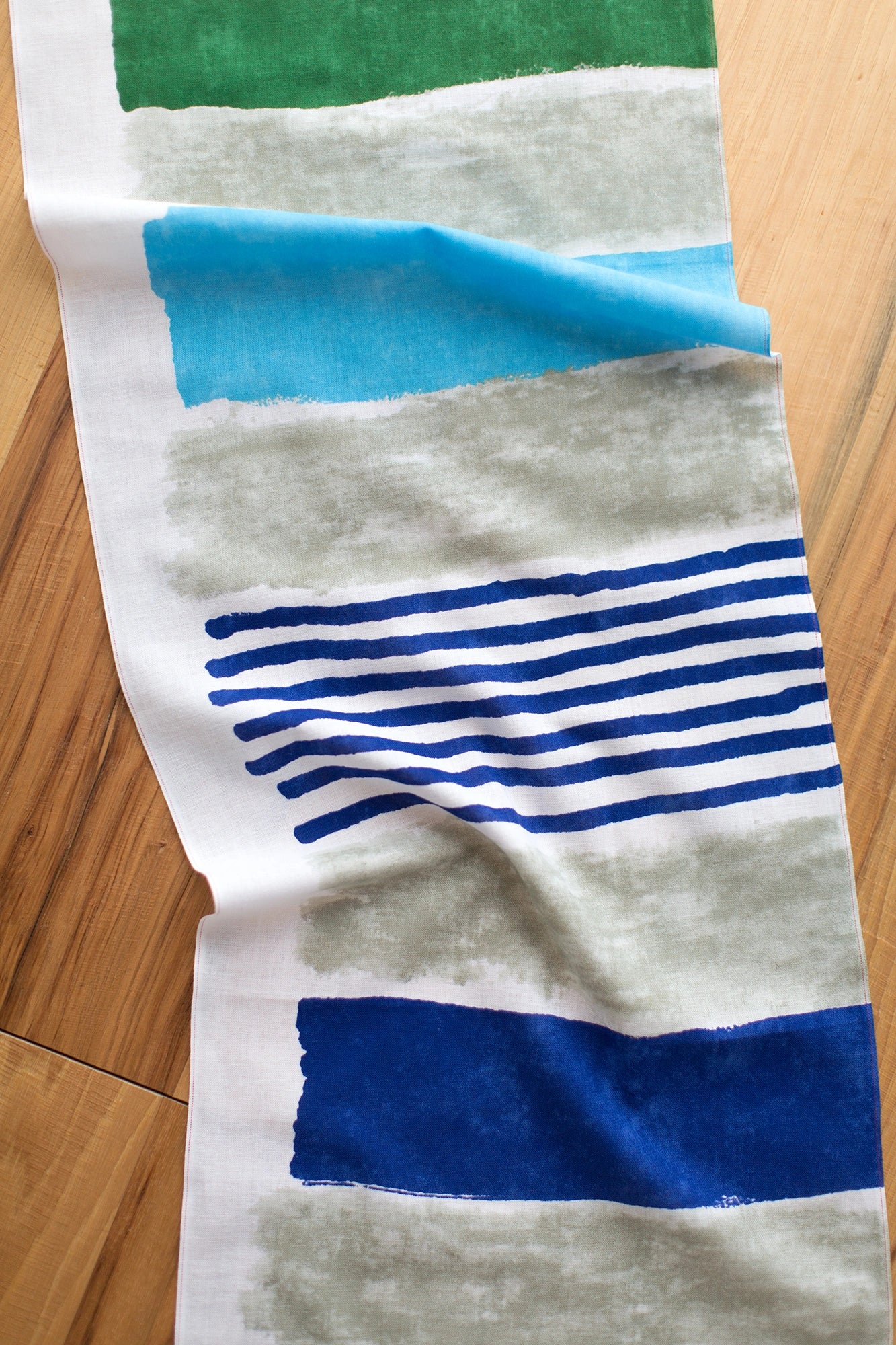 伊勢木綿 textile手ぬぐい／疏水（そすい）