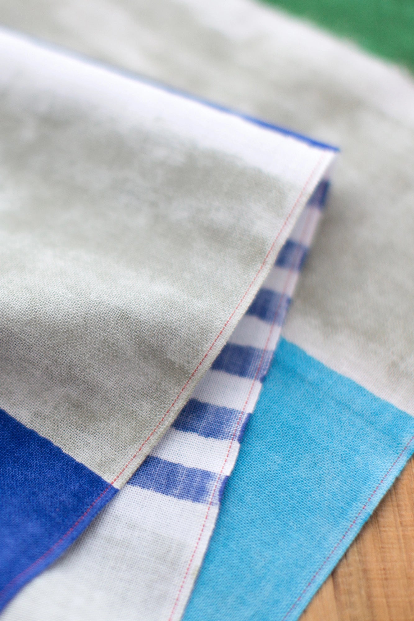 伊勢木綿 textile手ぬぐい／疏水（そすい）