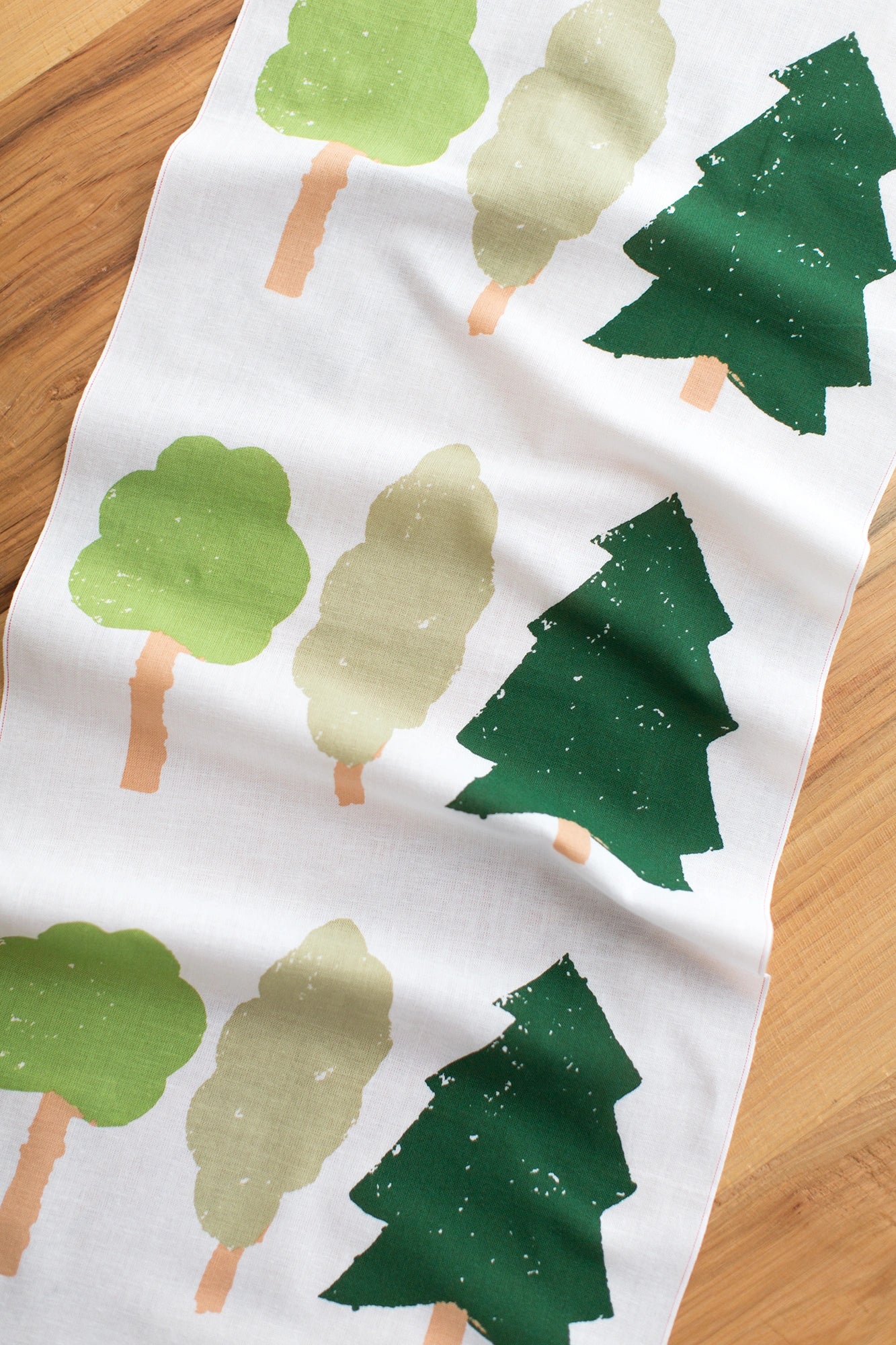 Ise Momen Textil-Tenugui/Waldgeschichte