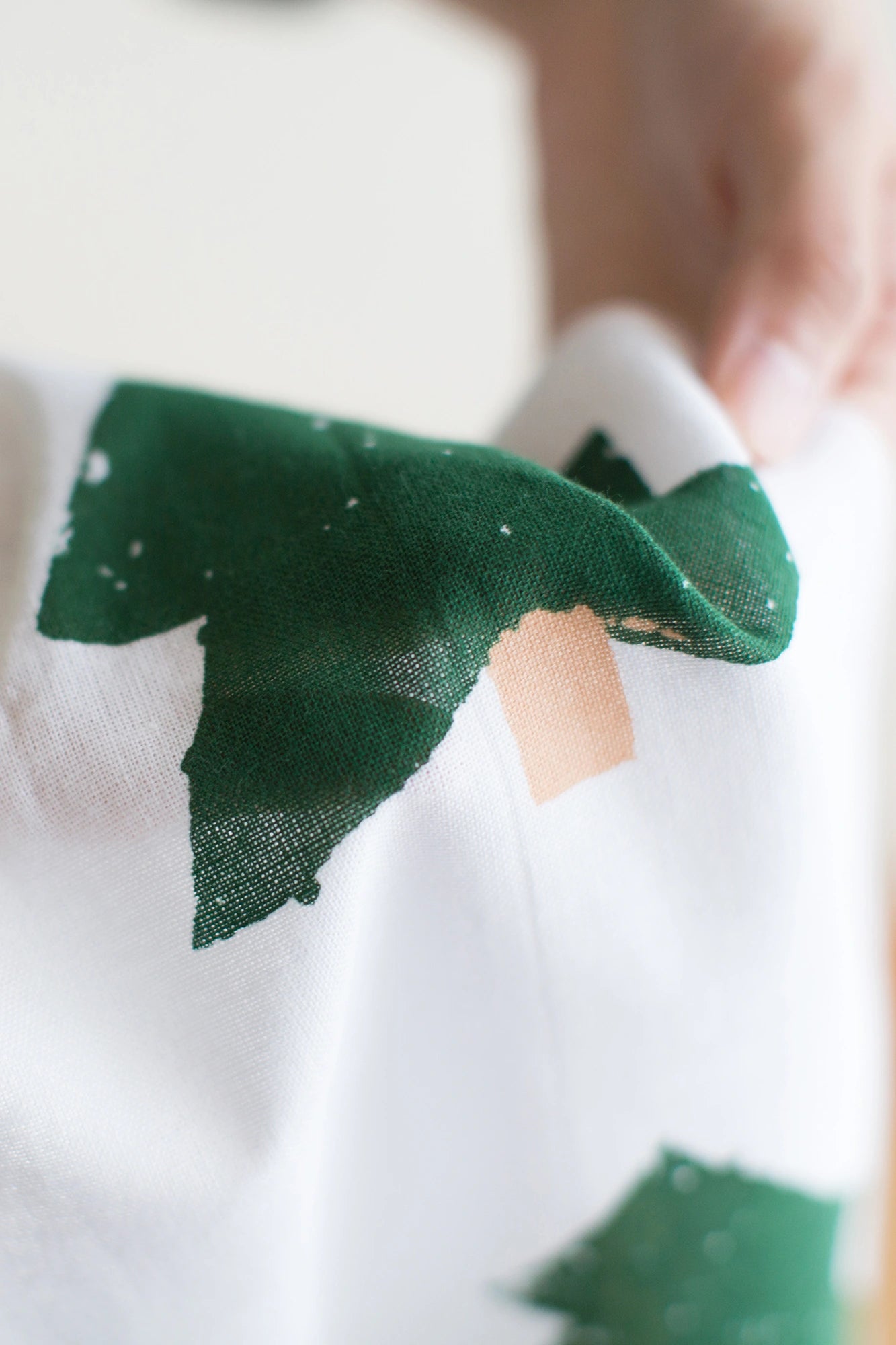 Ise Momen Textil-Tenugui/Waldgeschichte