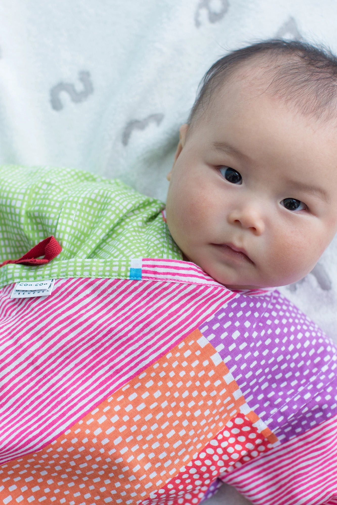 ●Isemomen Cotton Bodysuits／Lines and Dots Miyabi
