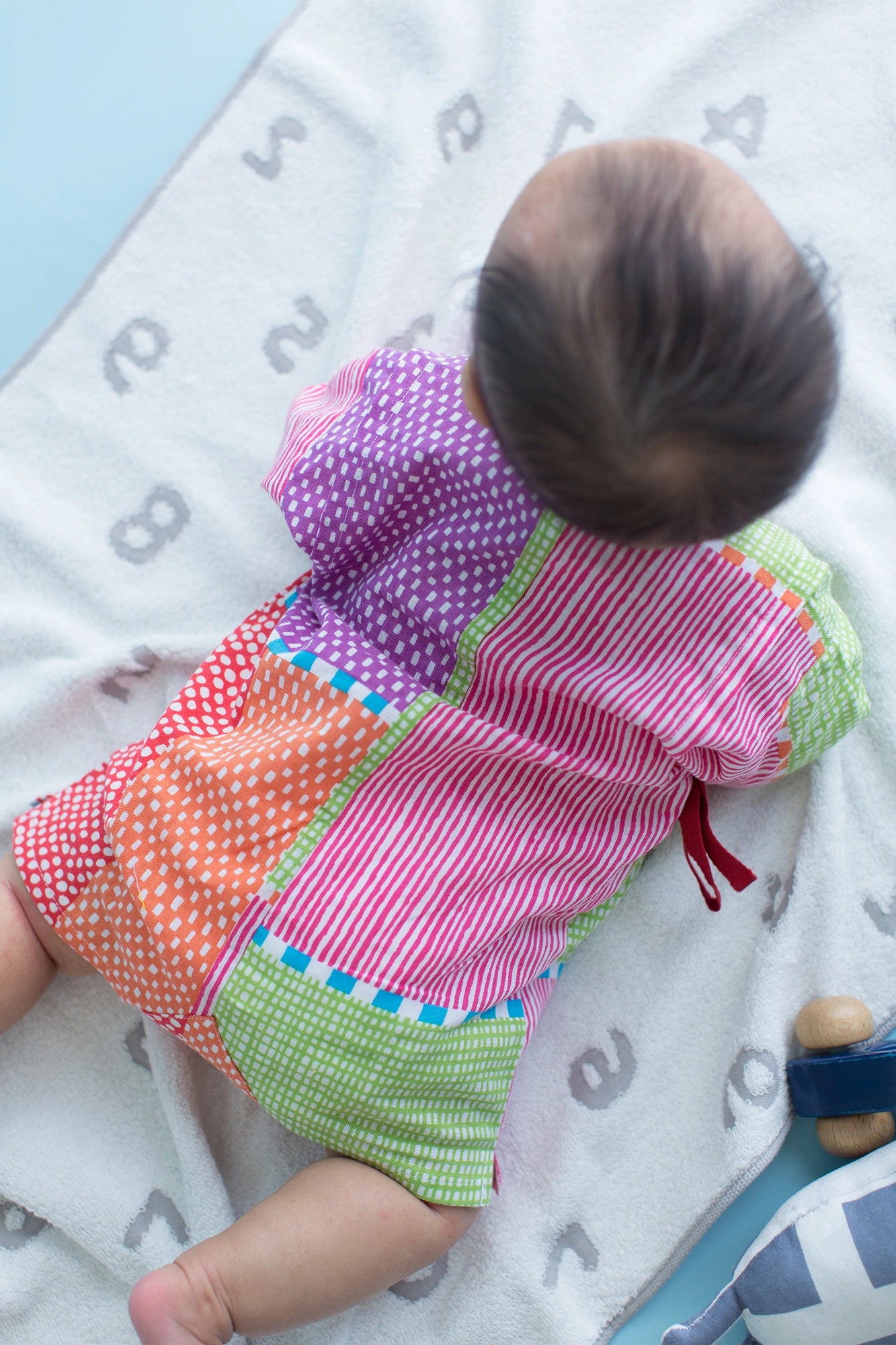●Isemomen Cotton Bodysuits／Lines and Dots Miyabi