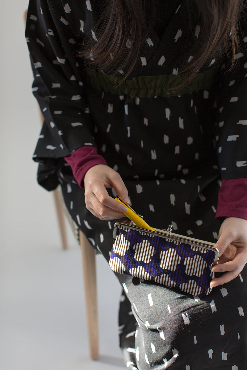 Soft Gamaguchi Clasp Purse Horizontal