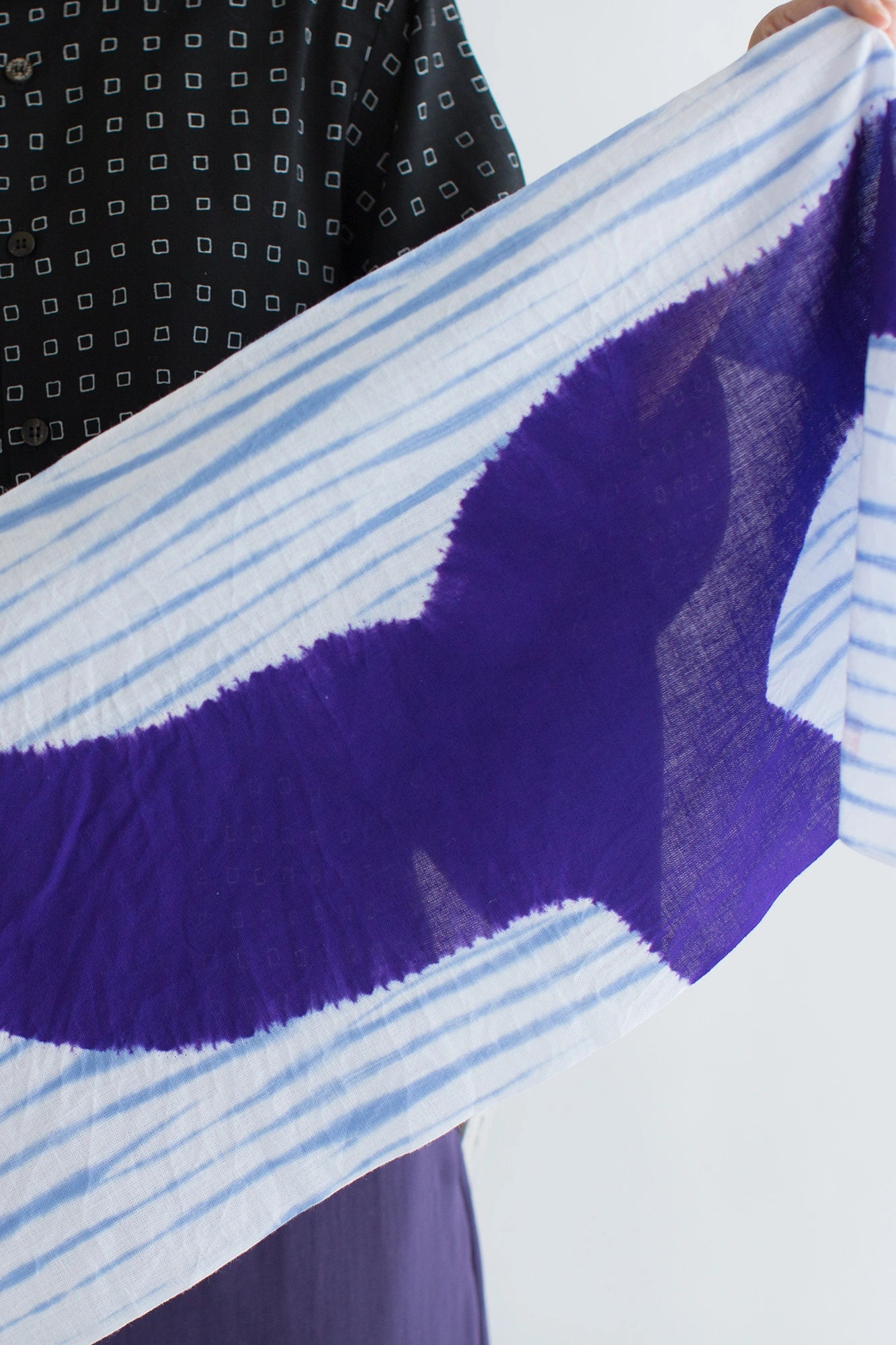 SOU・SOU×Arimatsu Narumi Shibori Tenugui/Yamaga Shoten Kujiranami soigneusement réalisé
