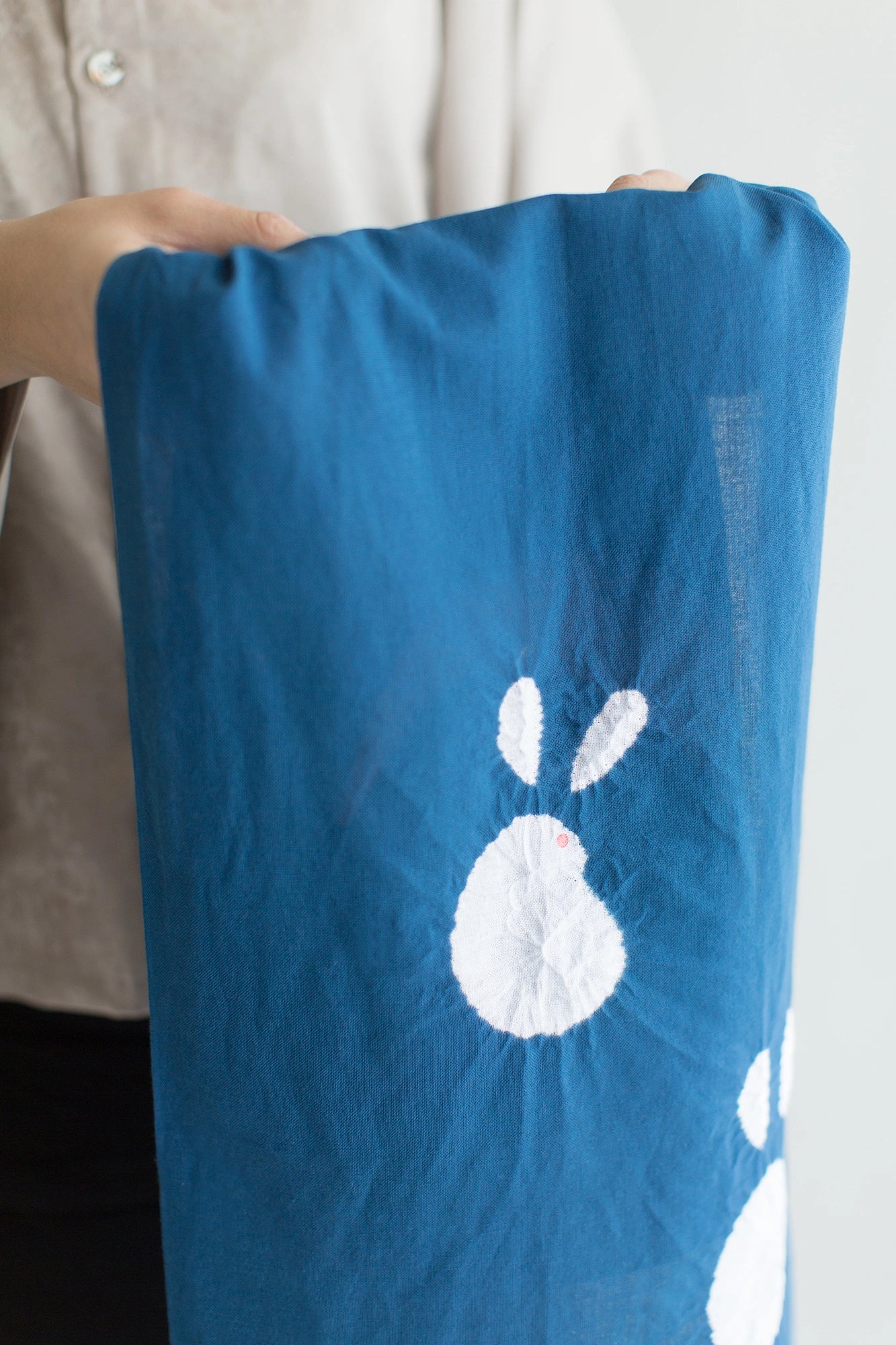 SOU・SOU×Arimatsu Narumi Tie-dye Handkerchief / Yamamasa Shoten Crescent Moon