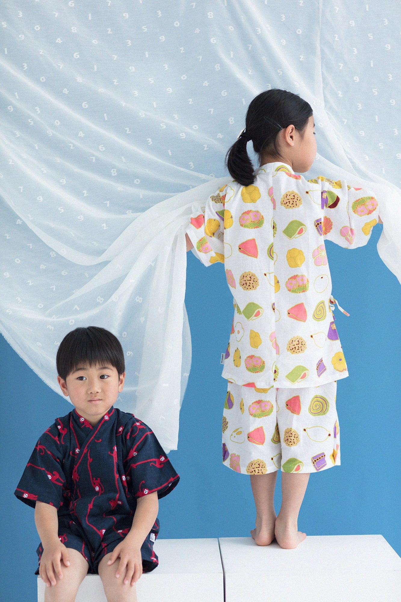 ●Isemomen Cotton Jinbei Set／Wagashi
