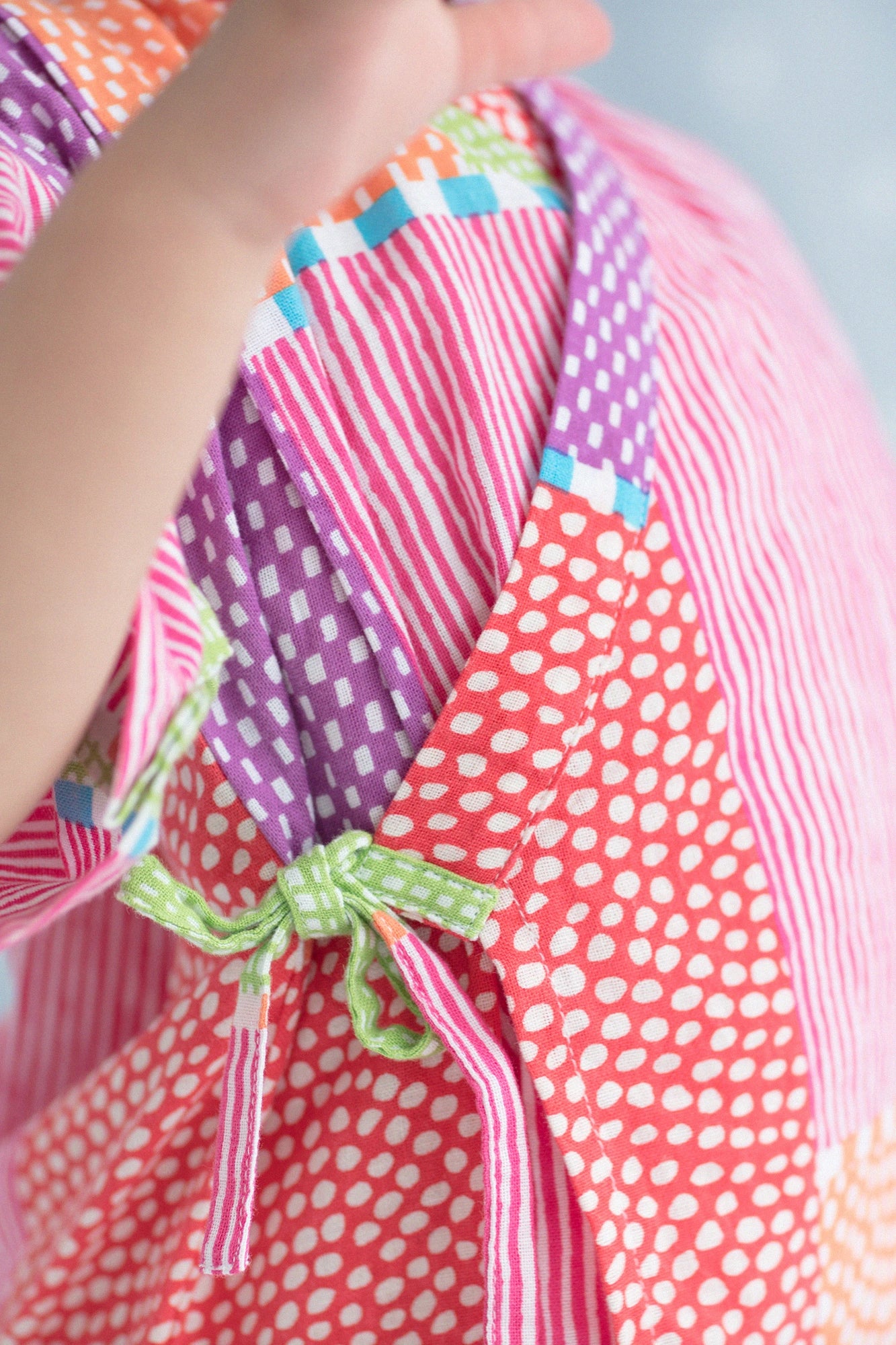 ●Isemomen Cotton Jinbei Set／Lines and Dots Miyabi